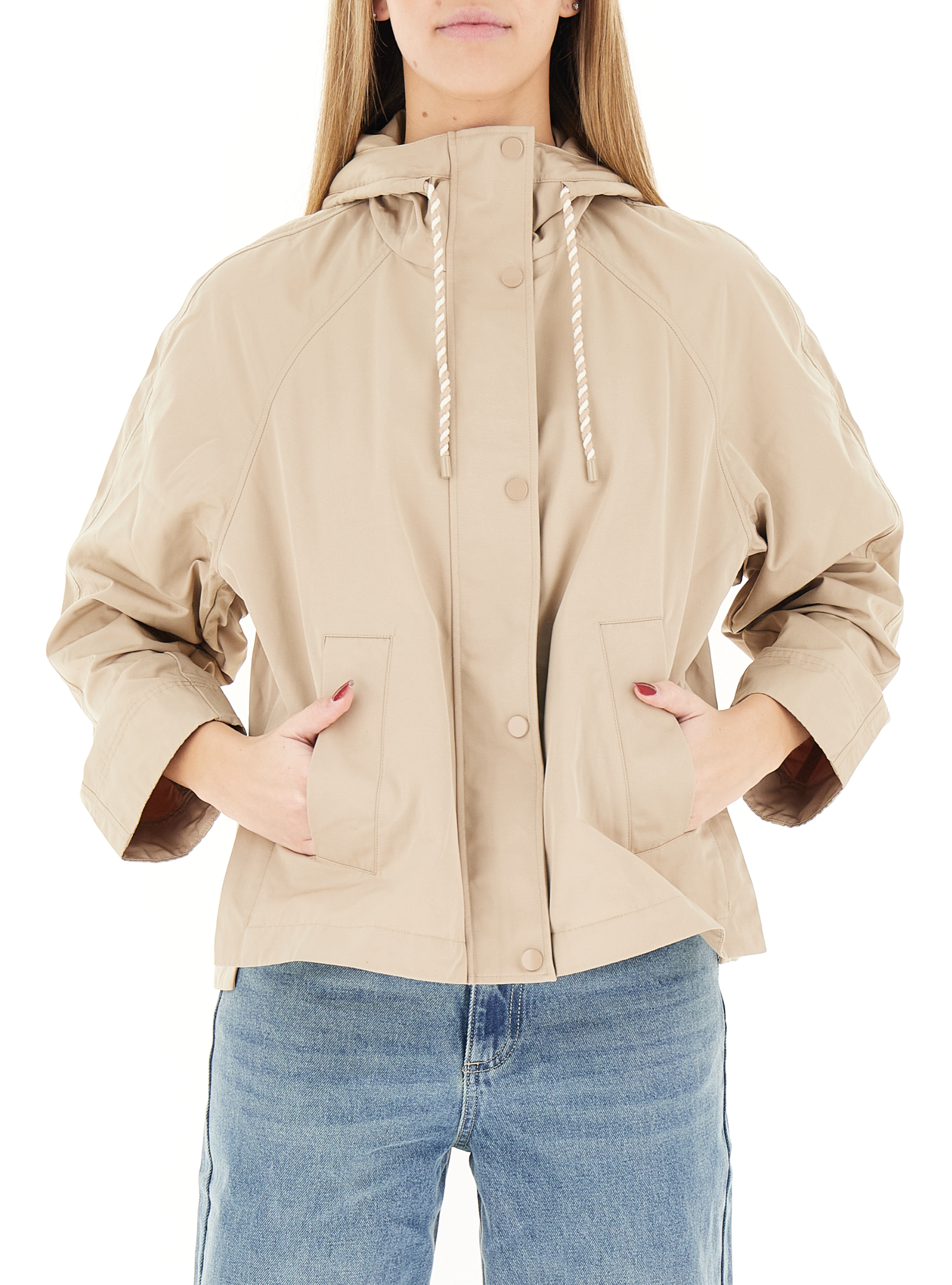 Giubbino con cappuccio BEIGE 42