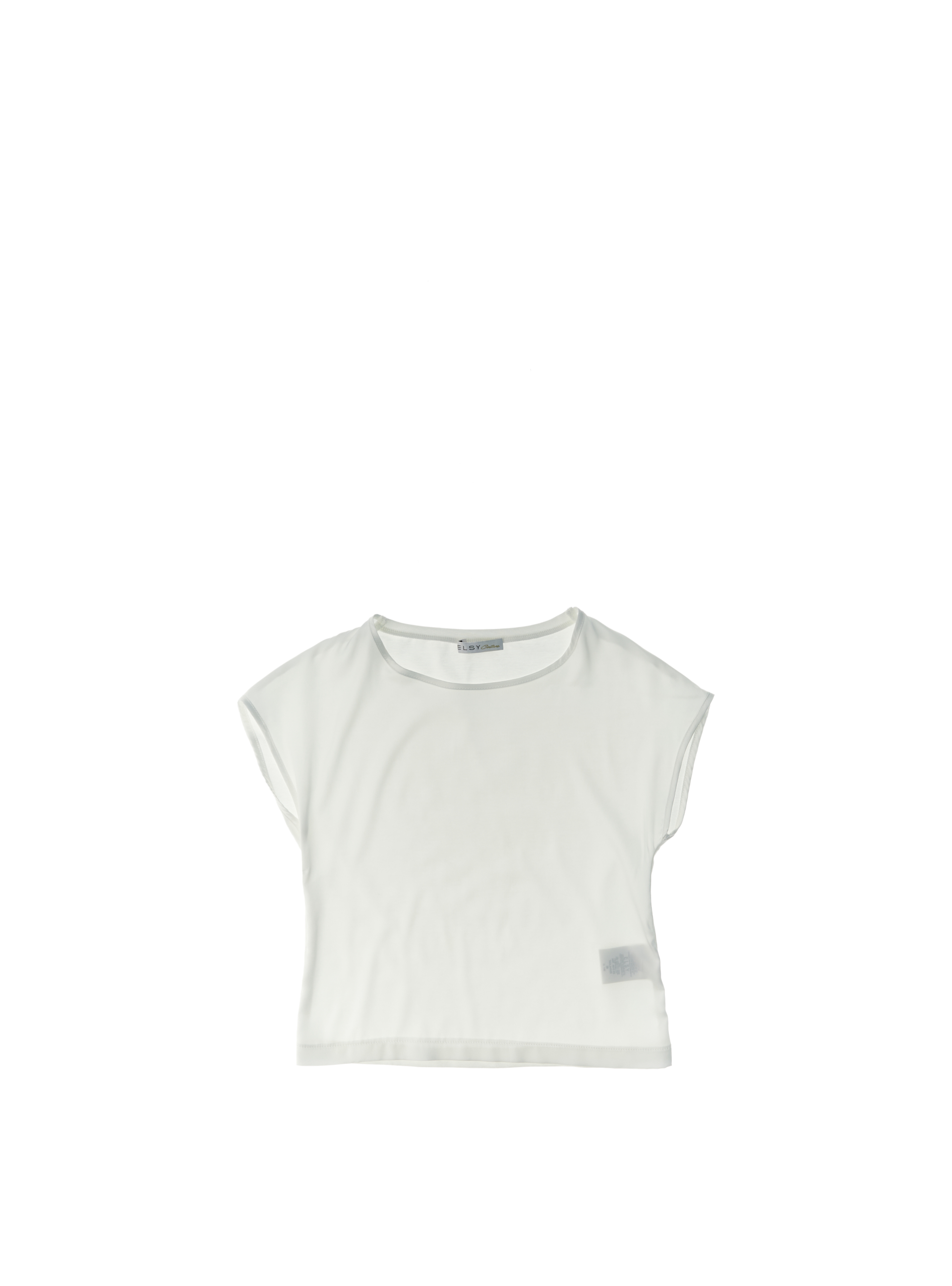 T-shirt girocollo BIANCO S