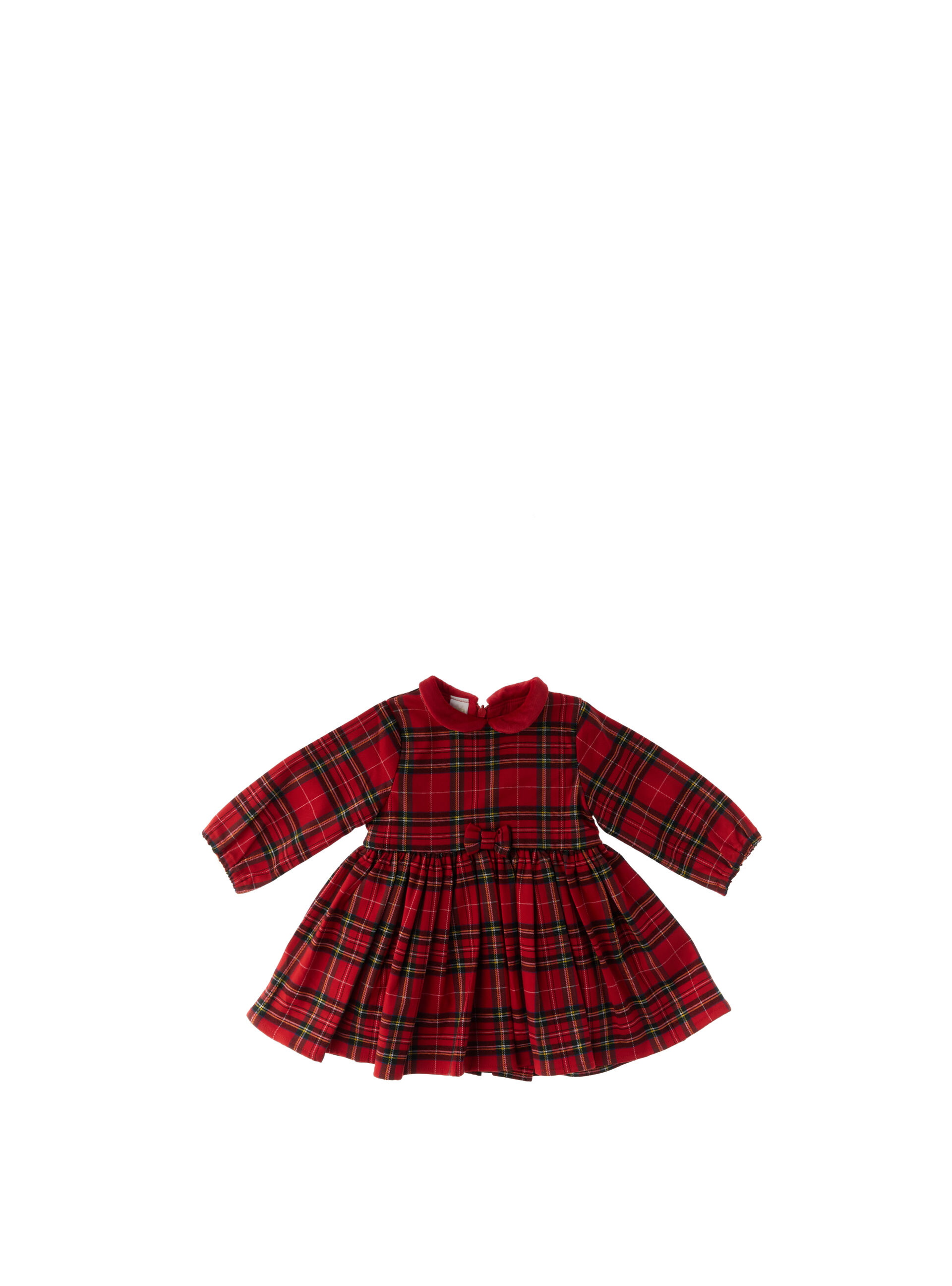 IDO Abito a quadri NURSERY ROSSO