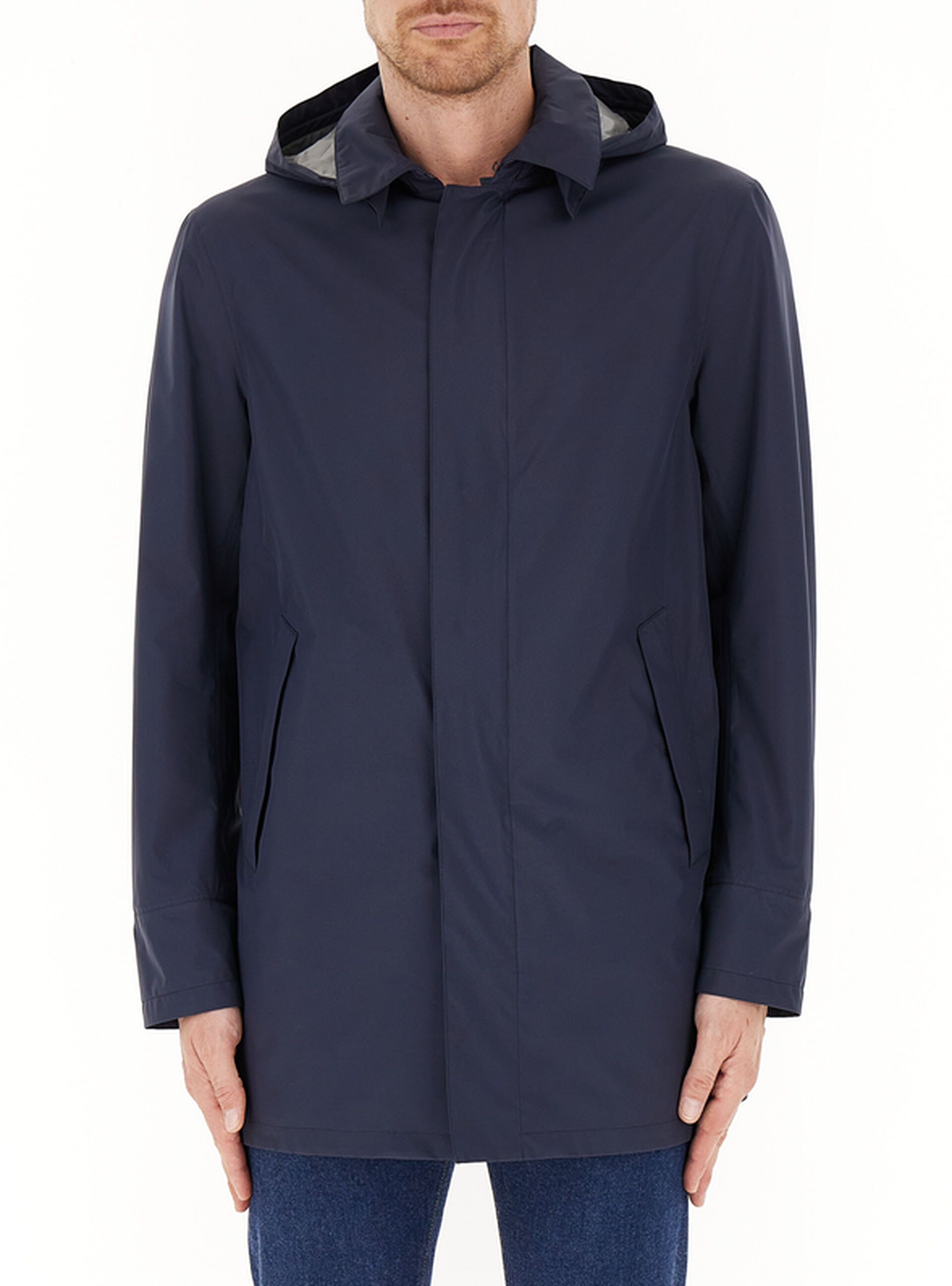 Giacca impermeabile BLU SCURO