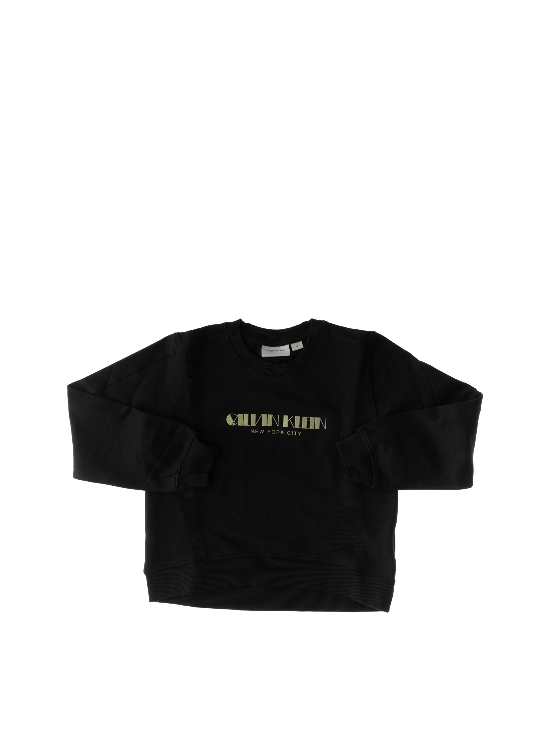 Calvin Klein Felpa garzata NERO 14