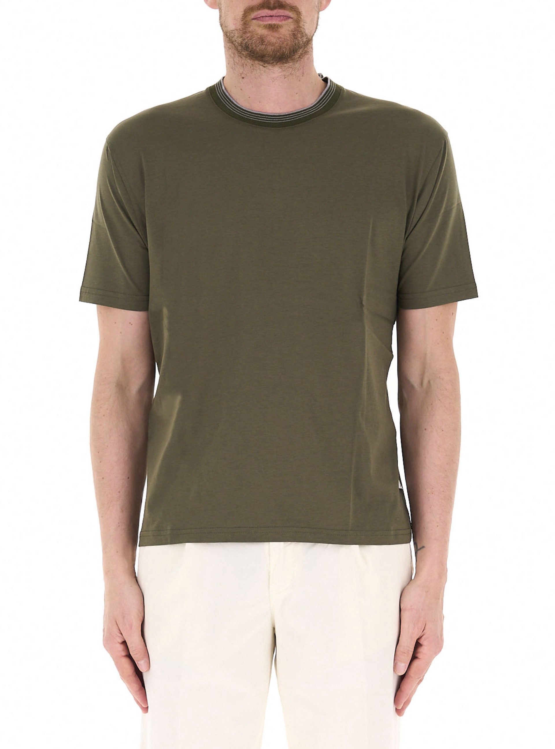 T-shirt girocollo VERDE OLIVA XXL