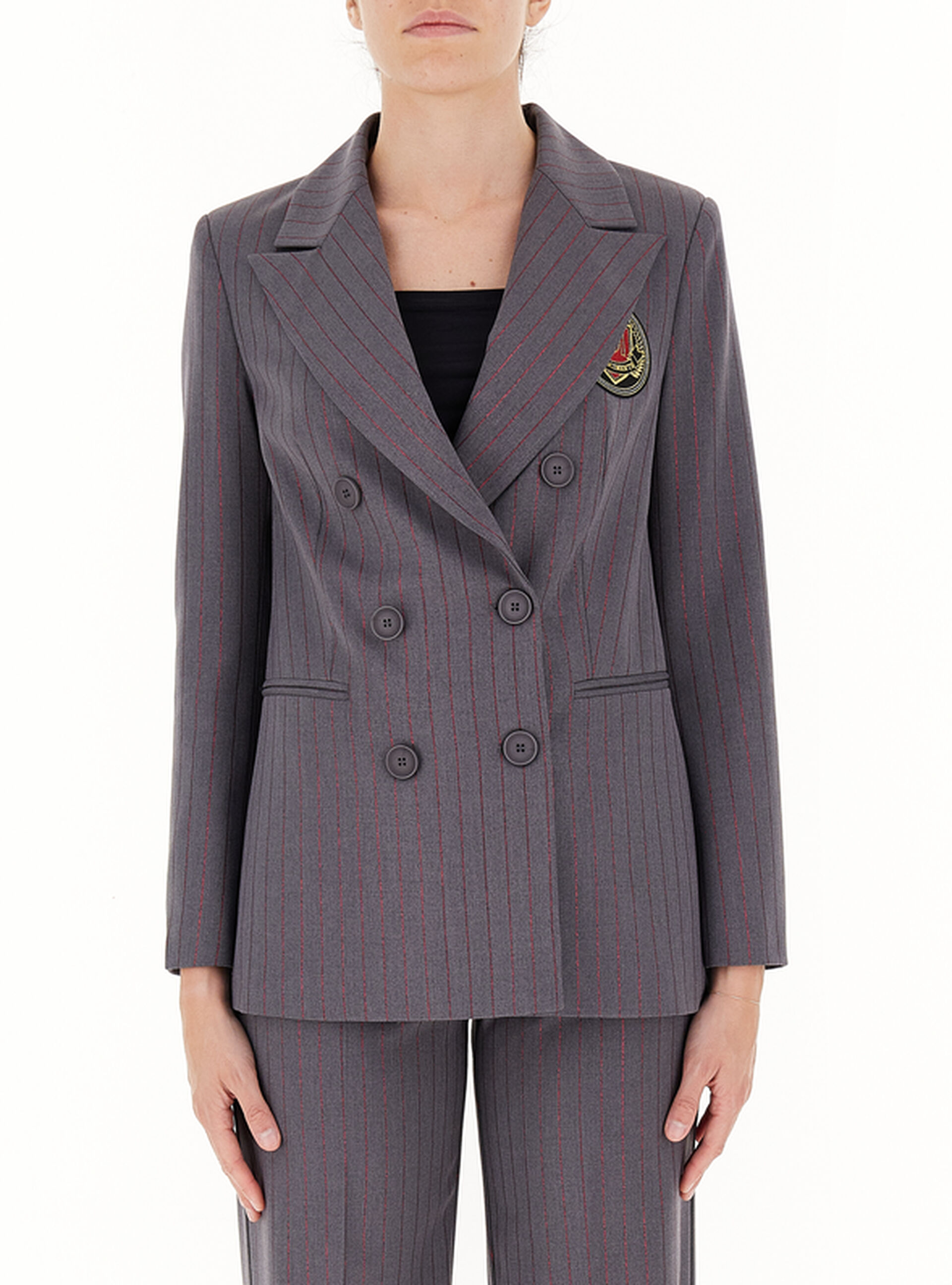 Blazer doppiopetto GRIGIO L