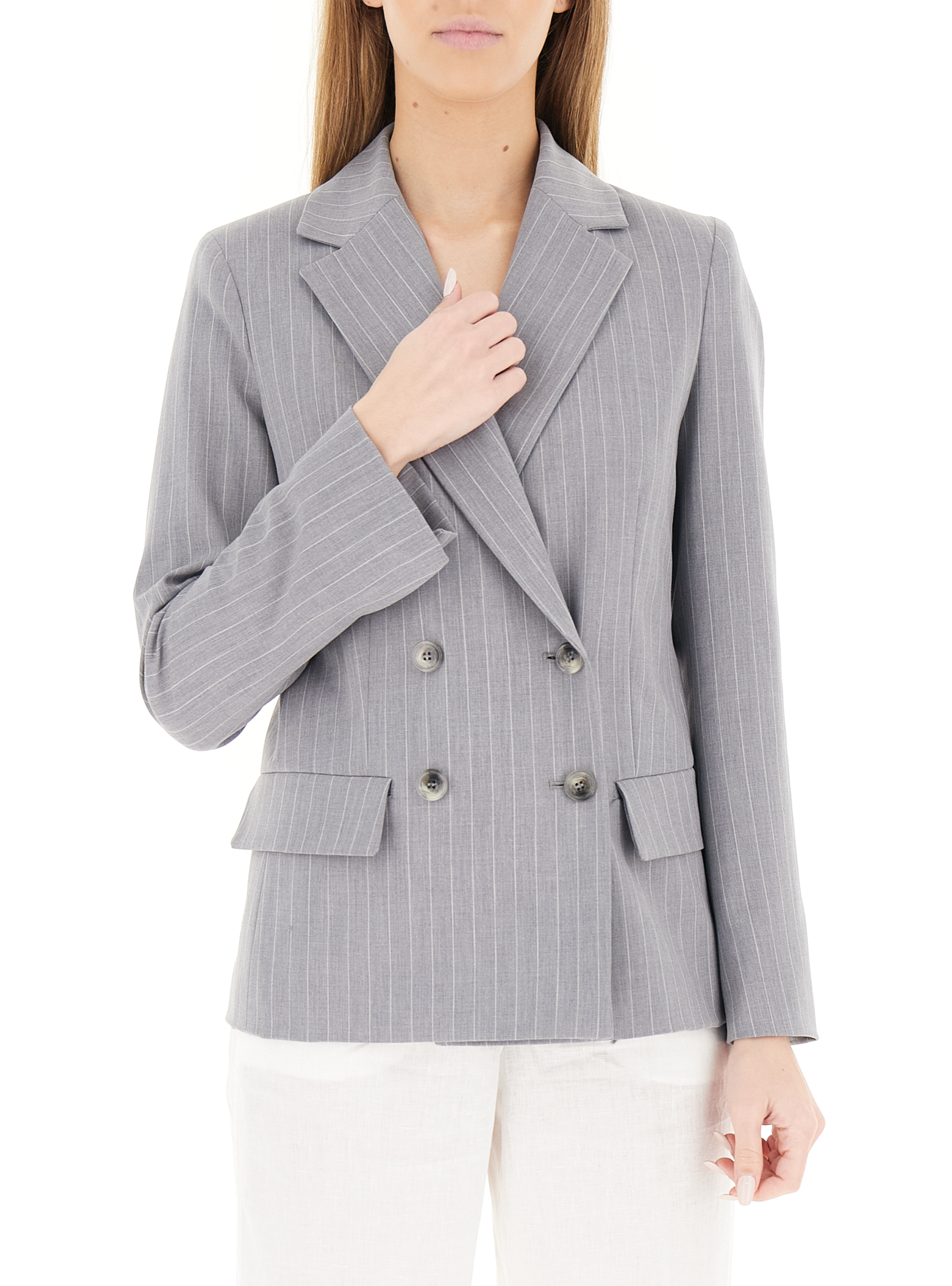 Blazer doppiopetto GRIGIO
