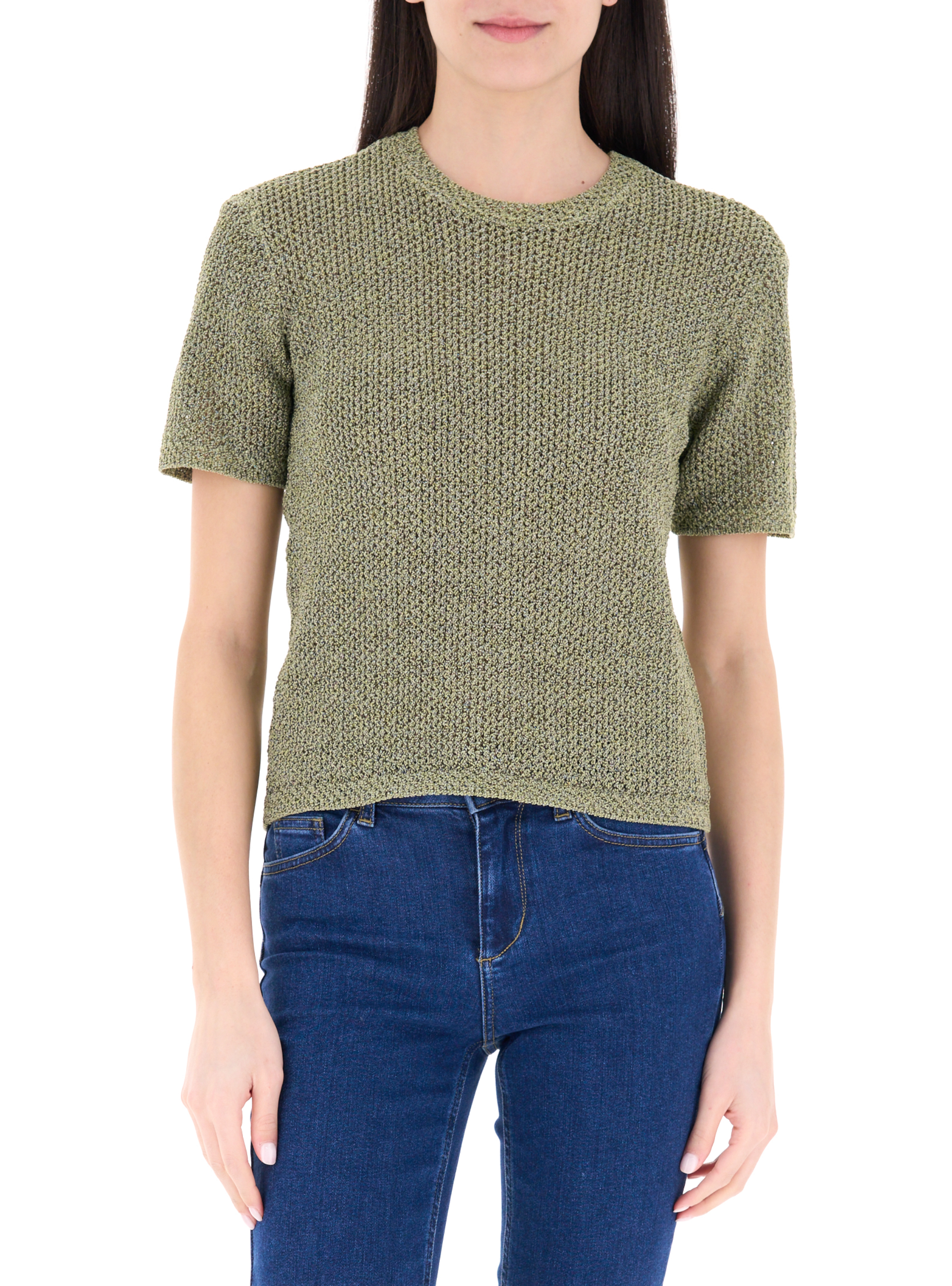 Maglia traforata VERDE MILITARE XS