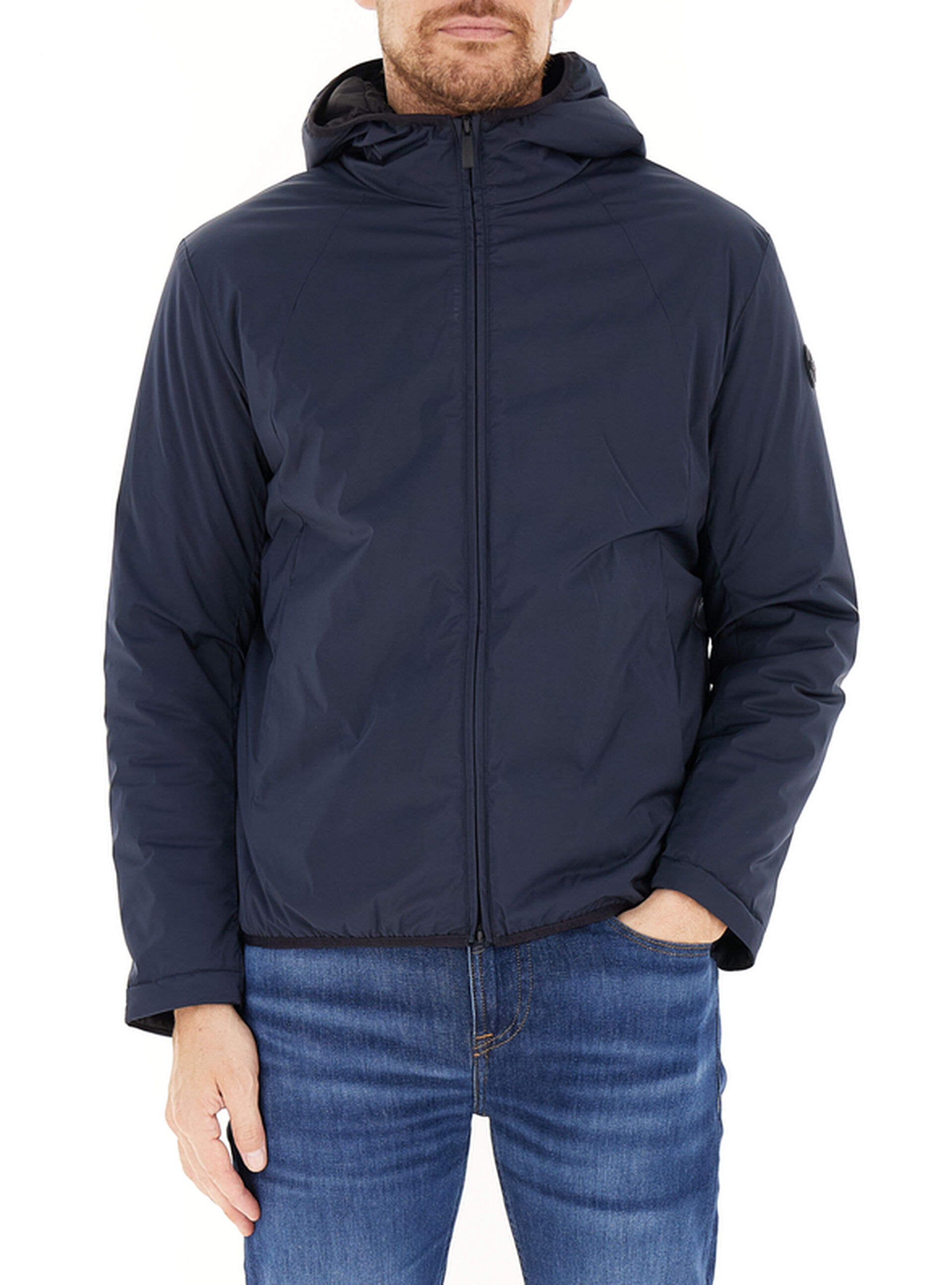 Giubbino con cappuccio ORIGINALS BLU NAVY
