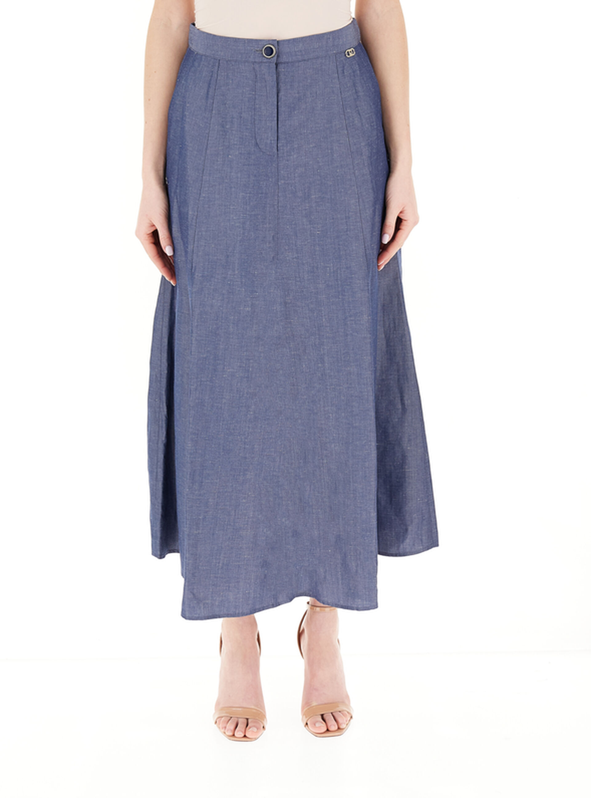Gonna a ruota LIU JEANS BLU AVIO 40
