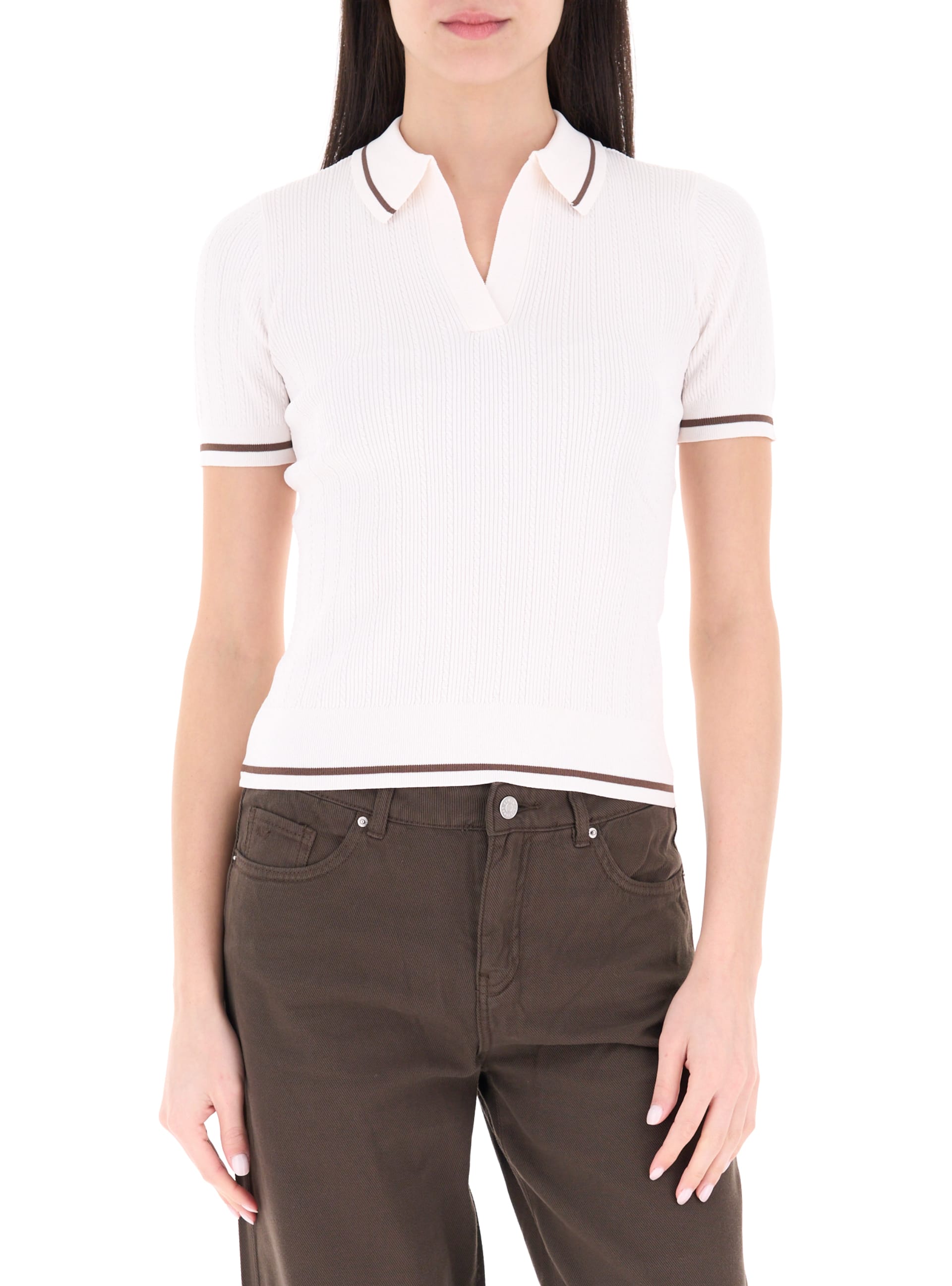 Polo maniche corte BIANCO S