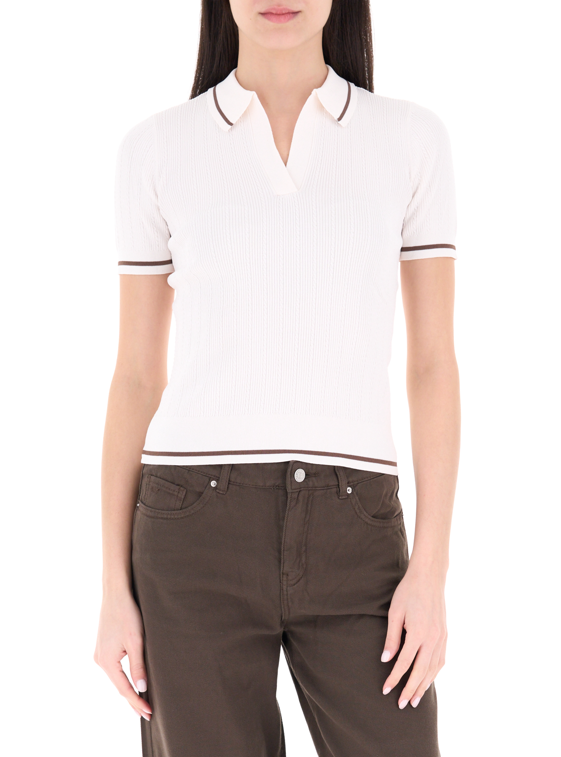 Polo maniche corte BIANCO