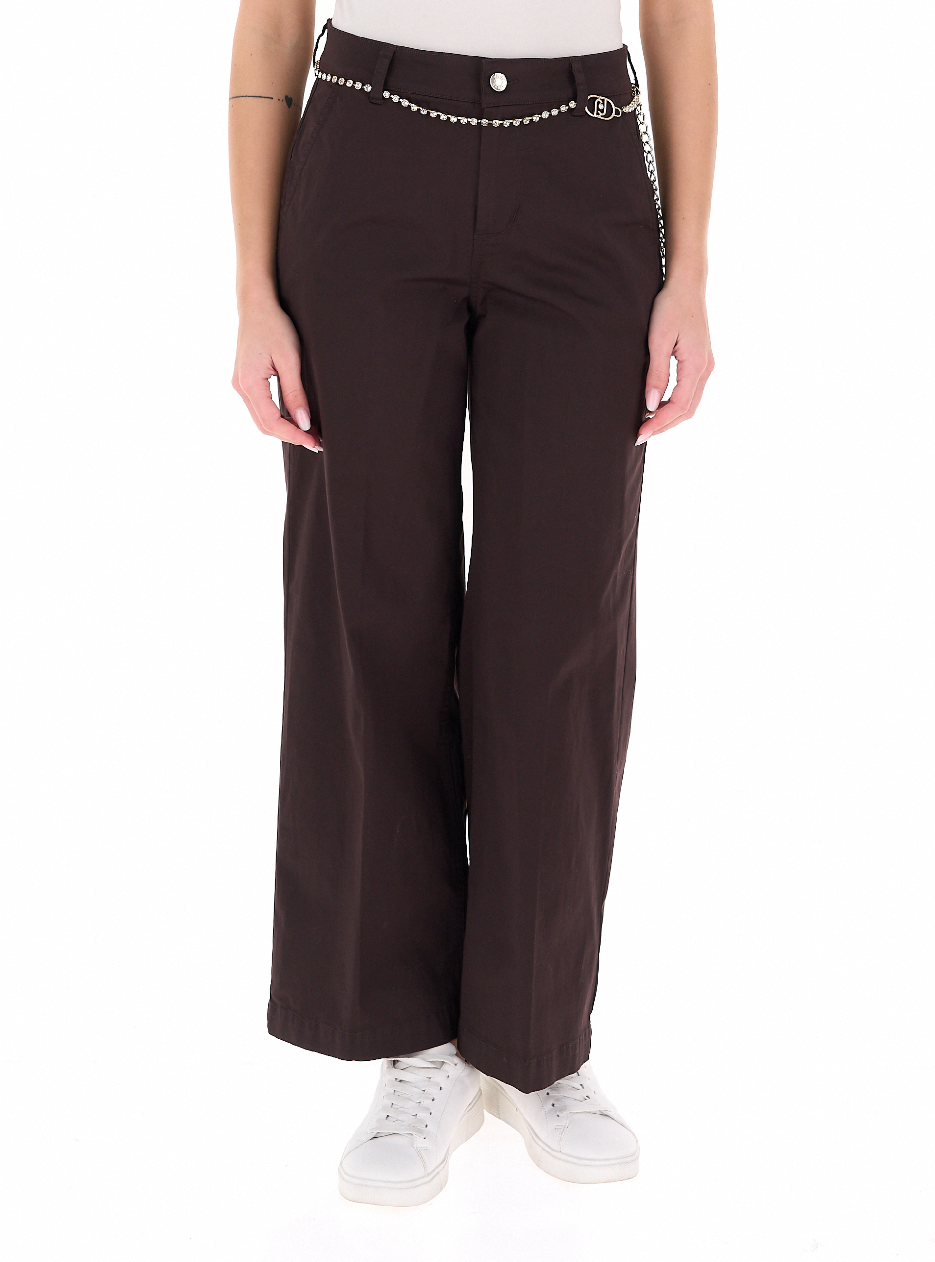 Pantalone misto cotone LIU JEANS TESTA DI MORO 31