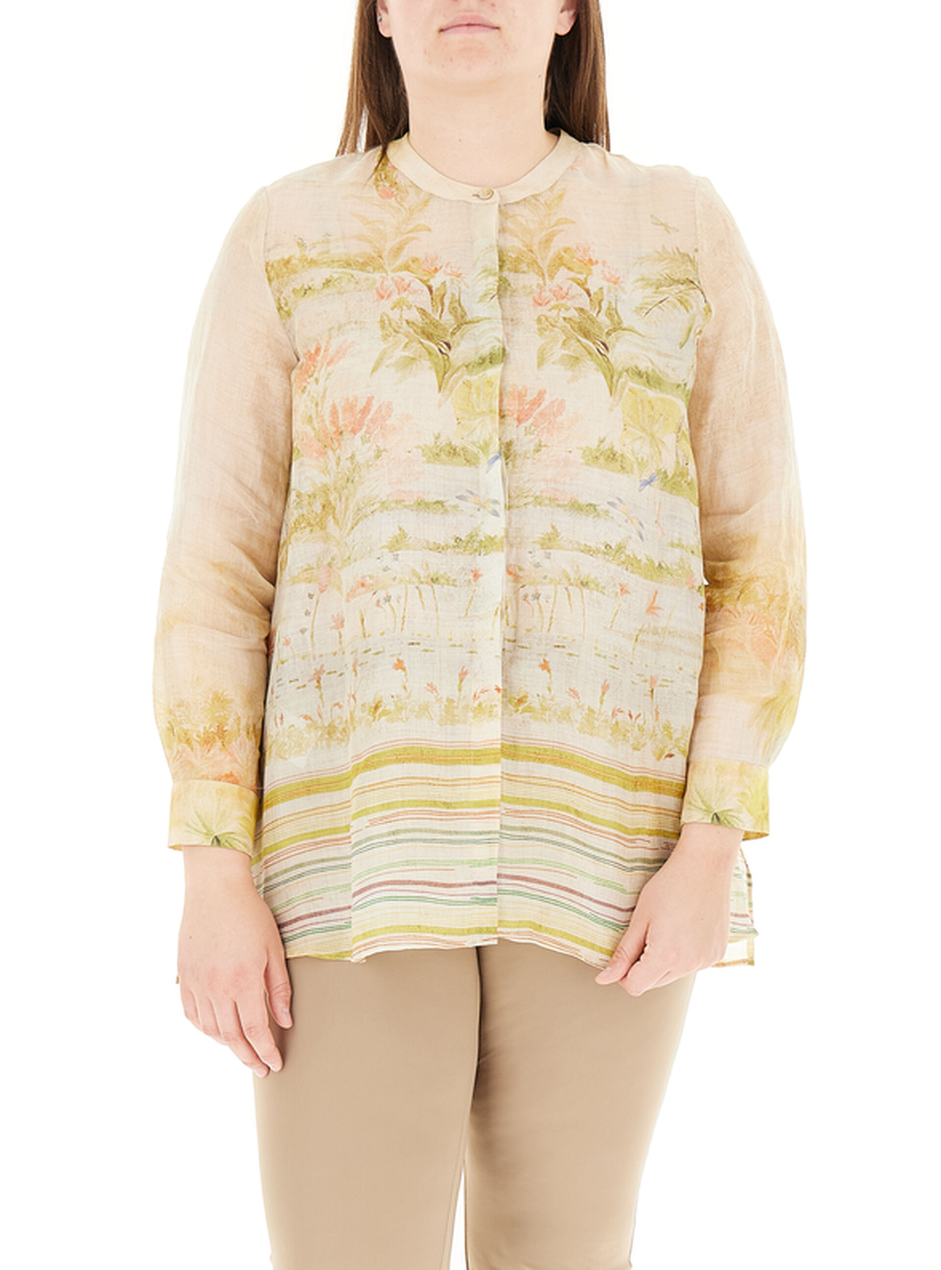 Camicia maniche lunghe BEIGE