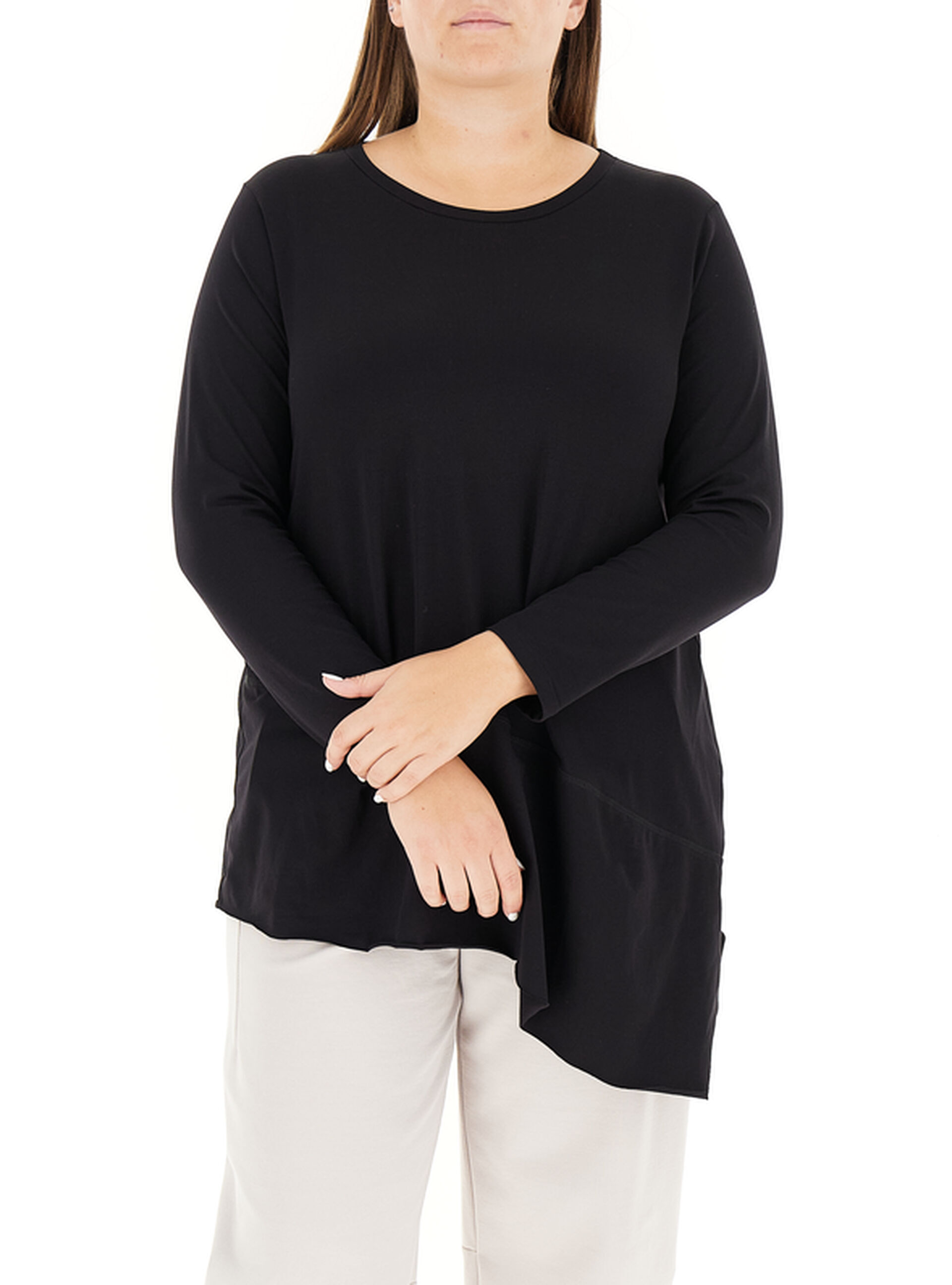JURERE Maglia in cotone NERO L