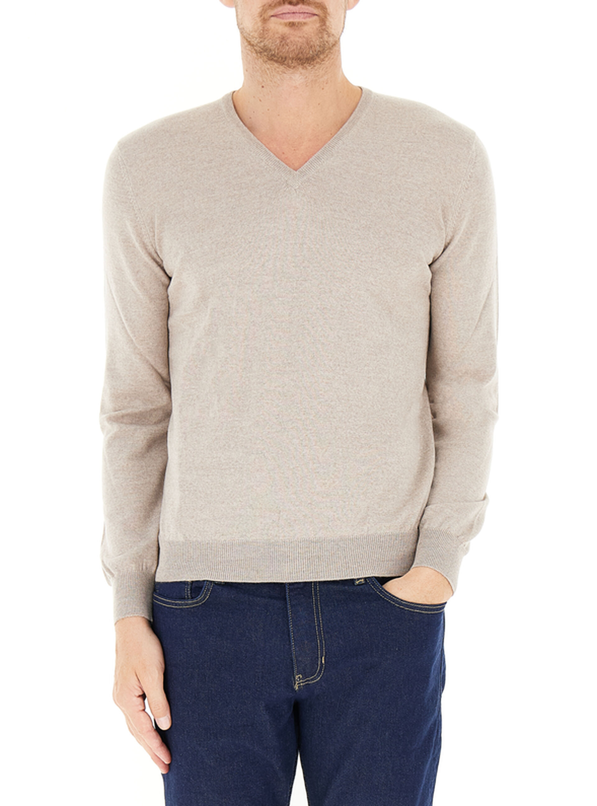 GRAN SASSO Maglia in lana BEIGE 58