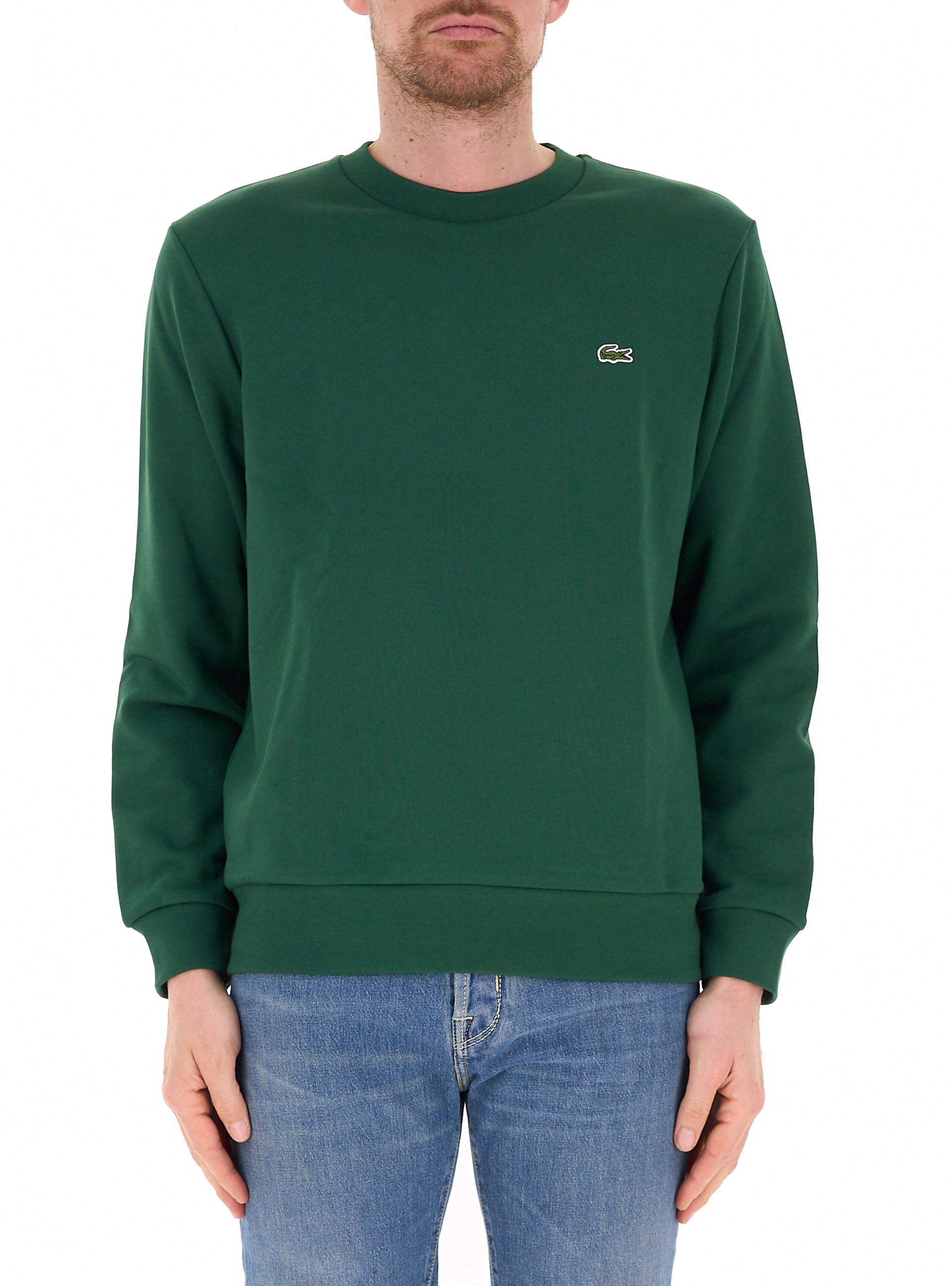 Lacoste Felpa in cotone SMERALDO