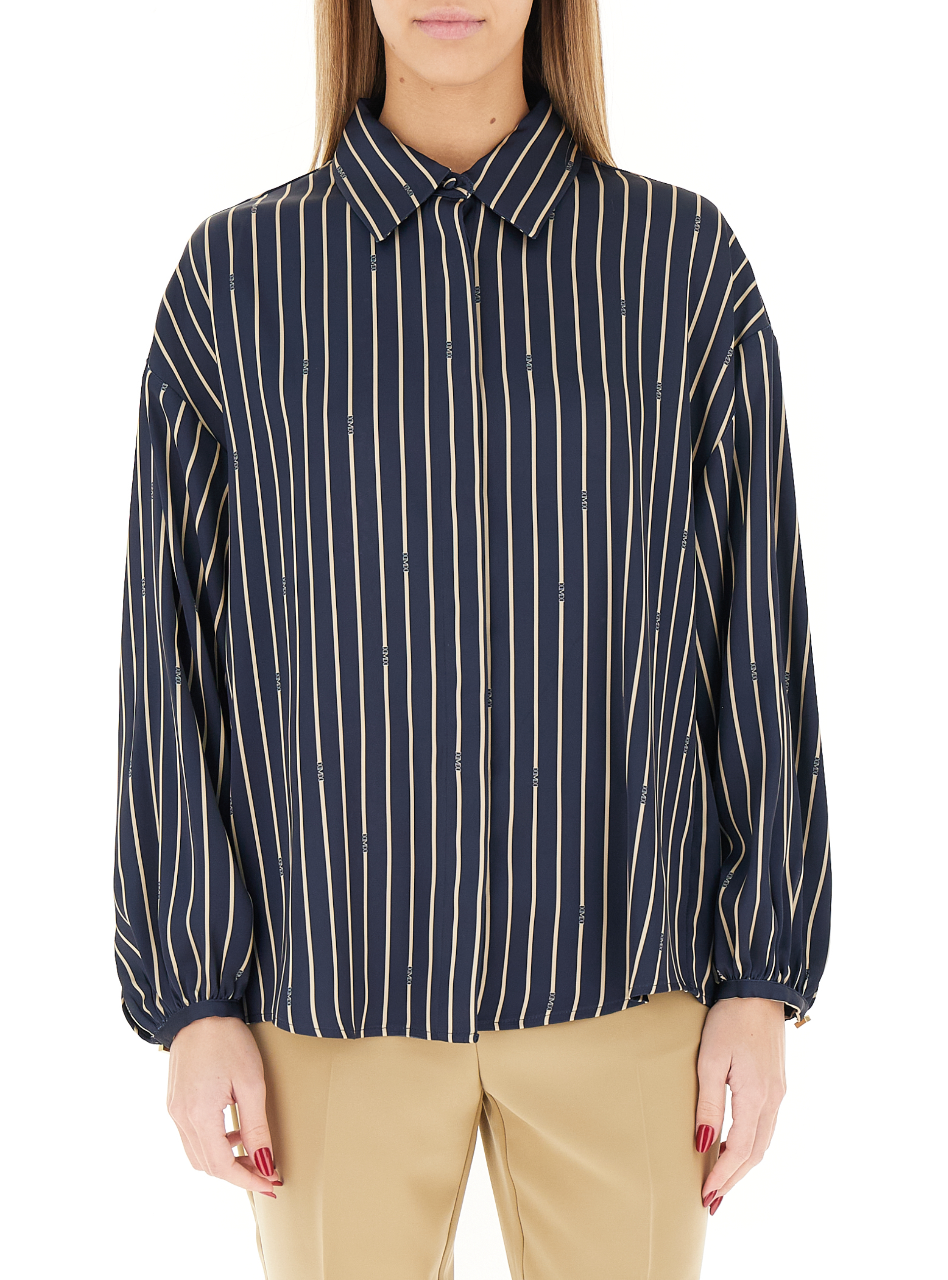 Camicia a righe BLU NAVY
