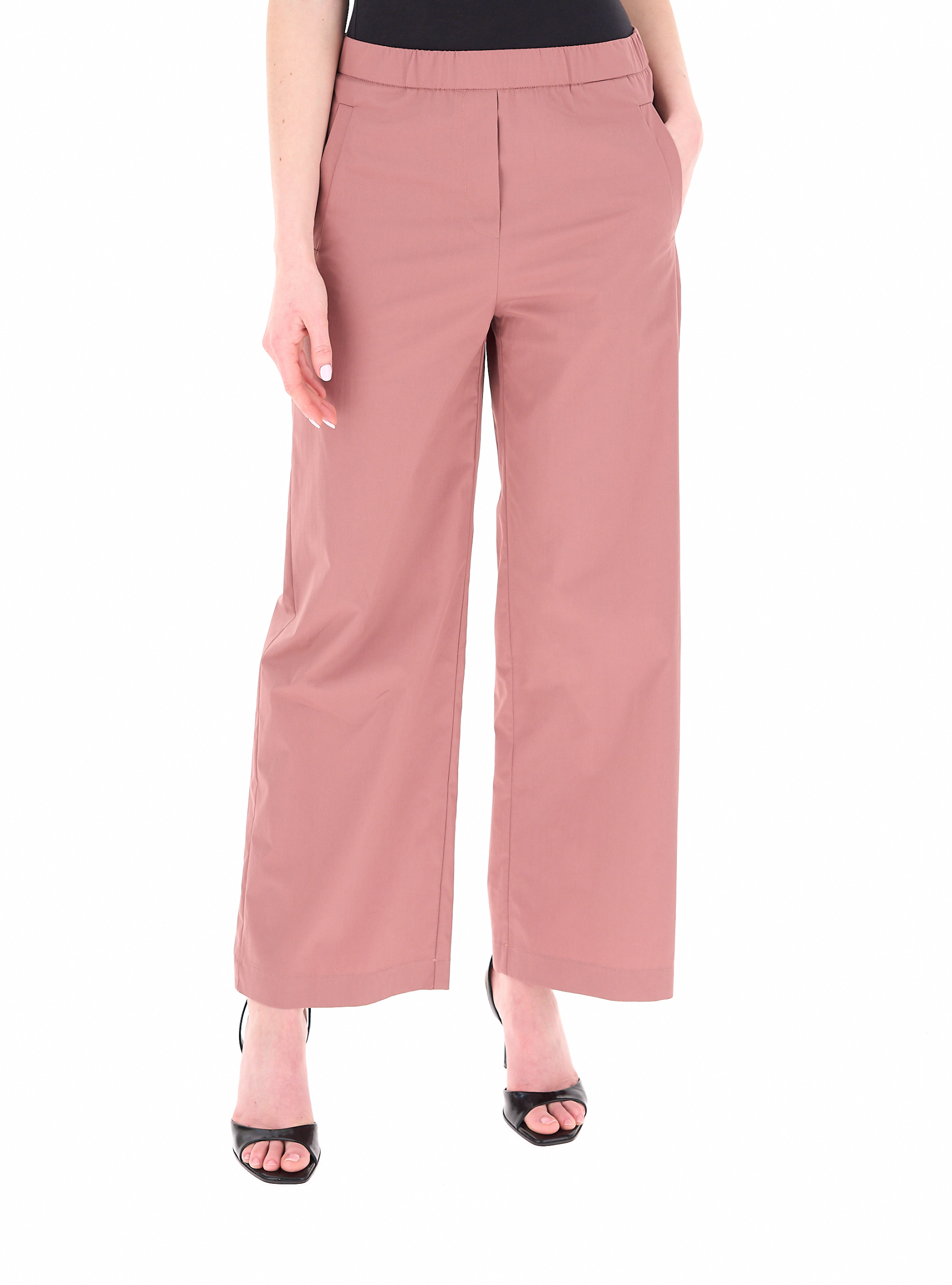 Pantalone wide leg ROSA ANTICO