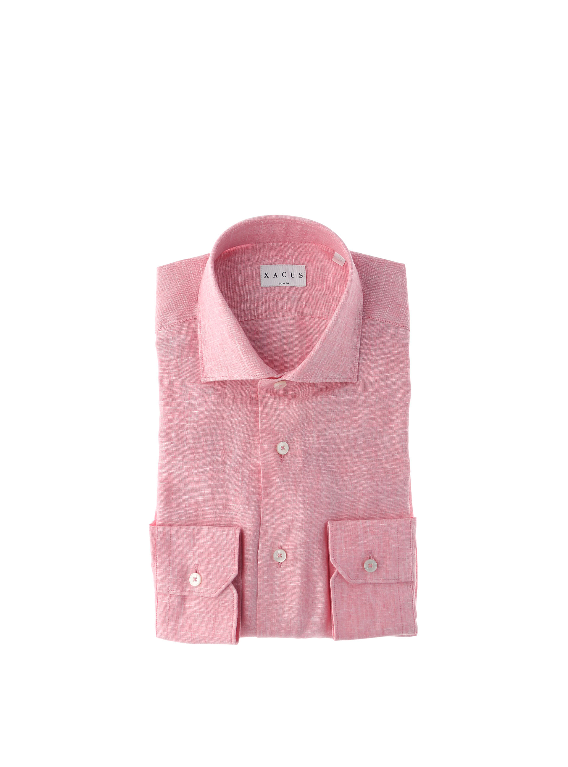 XACUS Camicia in lino ROSA