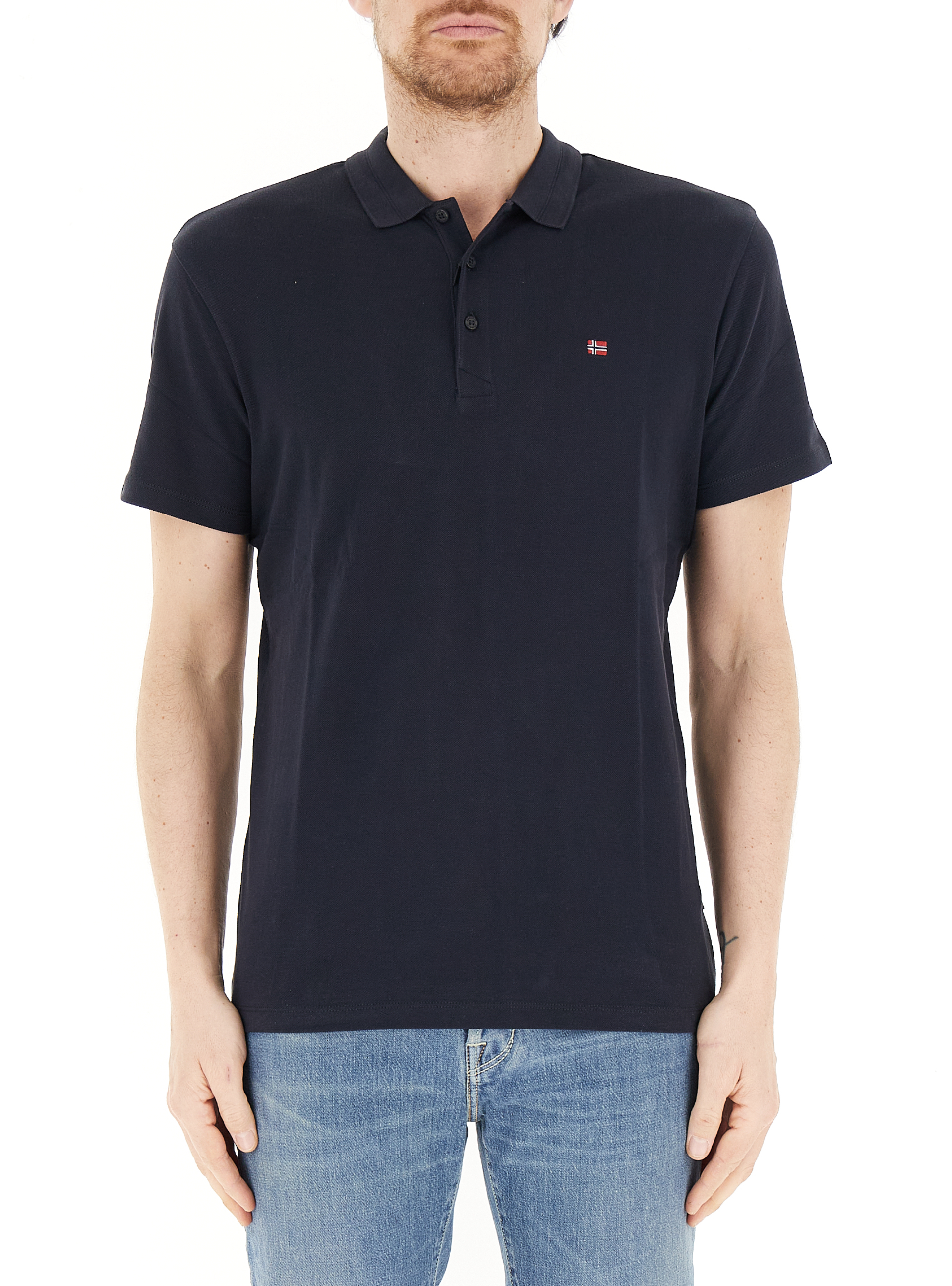 Polo maniche corte BLU SCURO