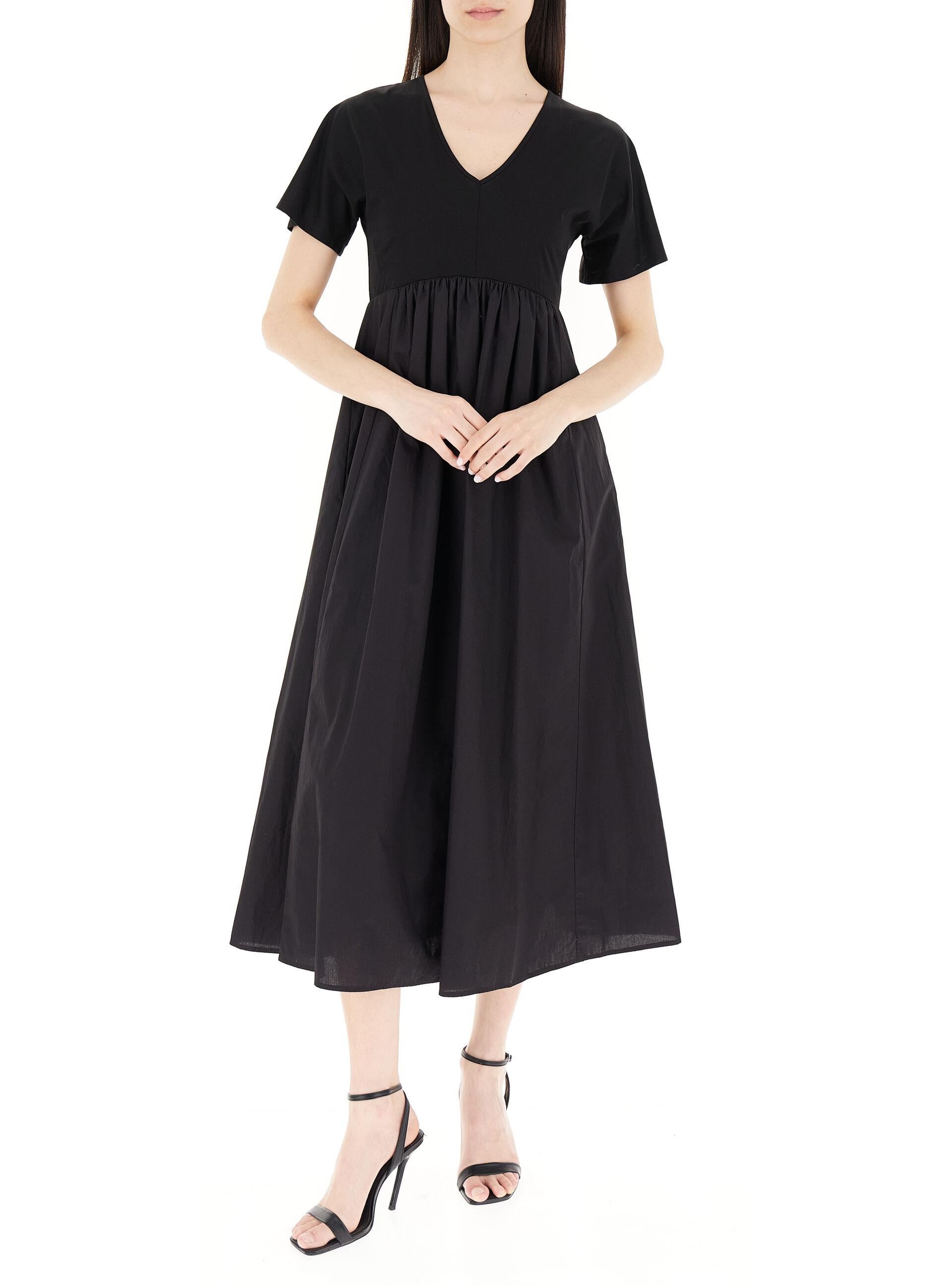 Abito in cotone NERO