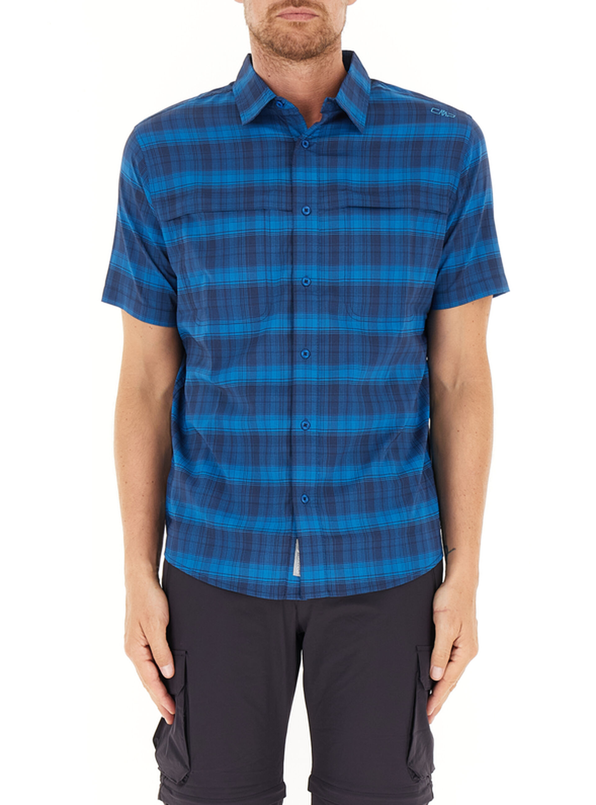 CMP Camicia maniche corte BLU