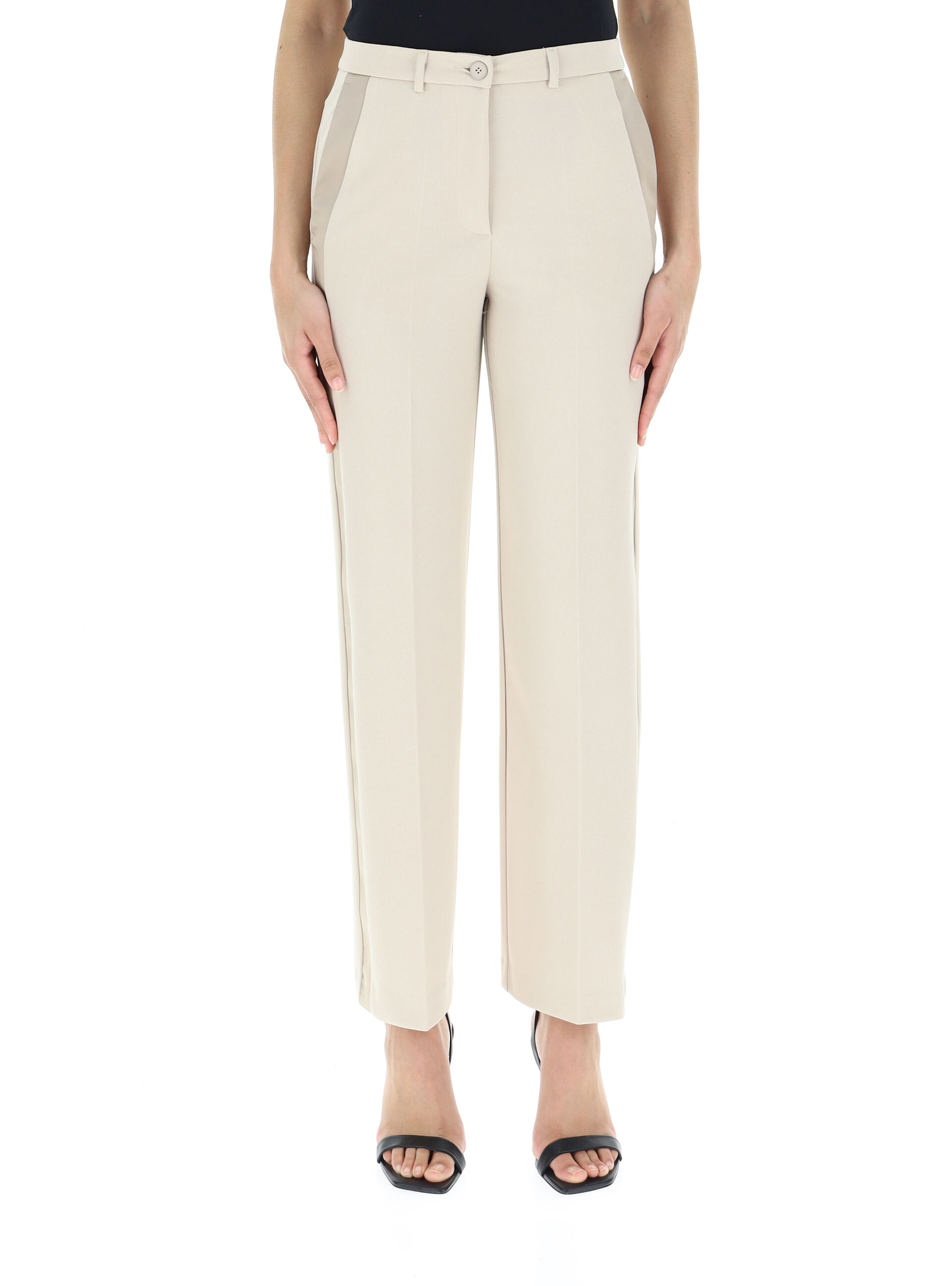 Pantalone gamba dritta BEIGE