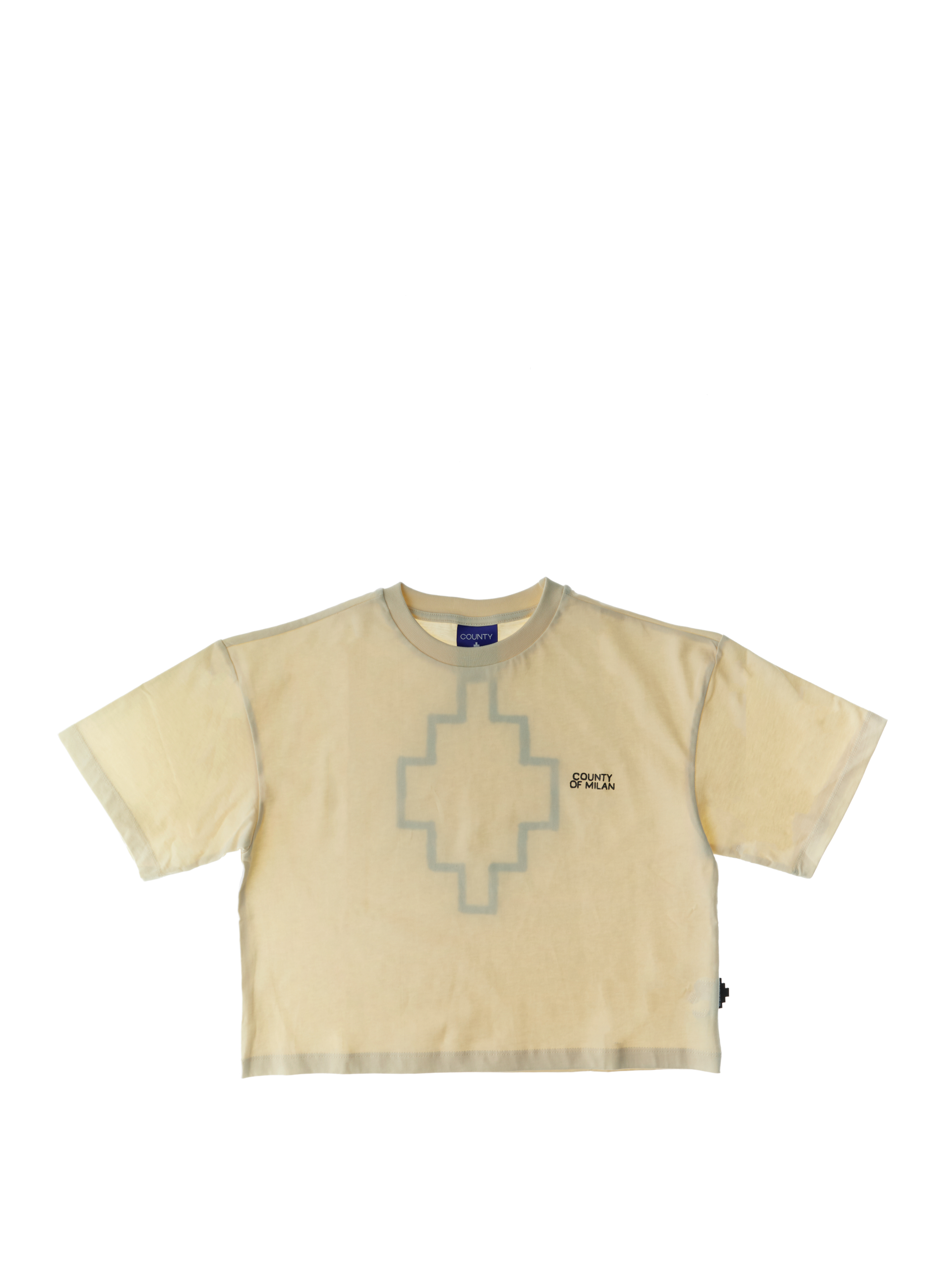 T-shirt girocollo CREMA 12