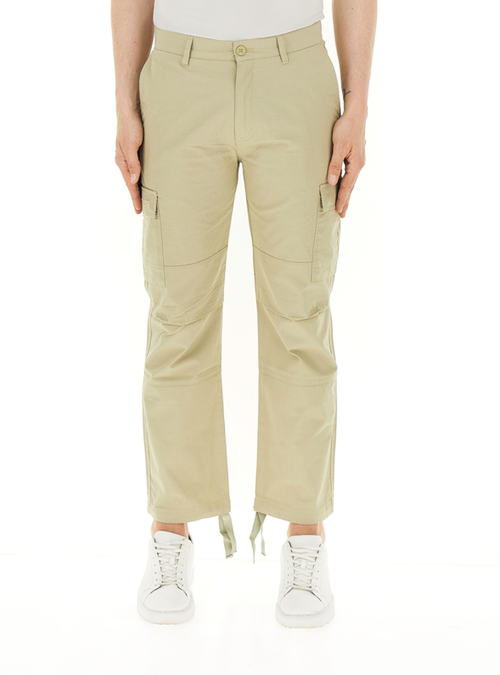IUTER Pantalone cargo VERDE