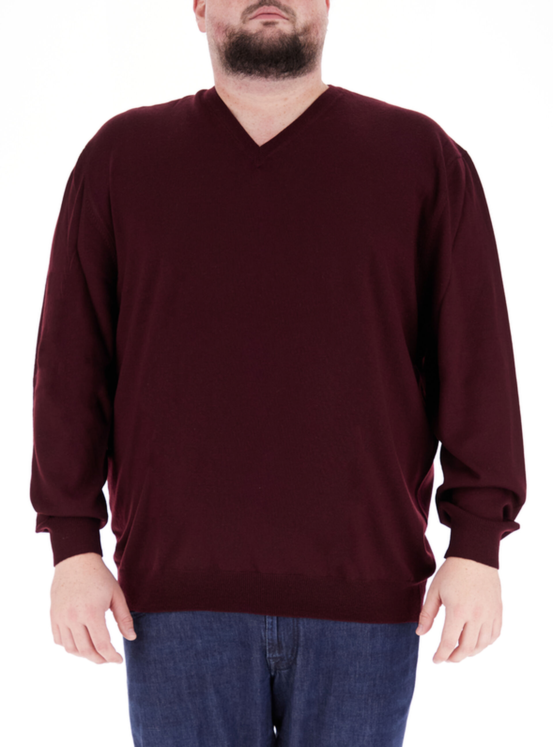 Maglione in lana BORDEAUX 60