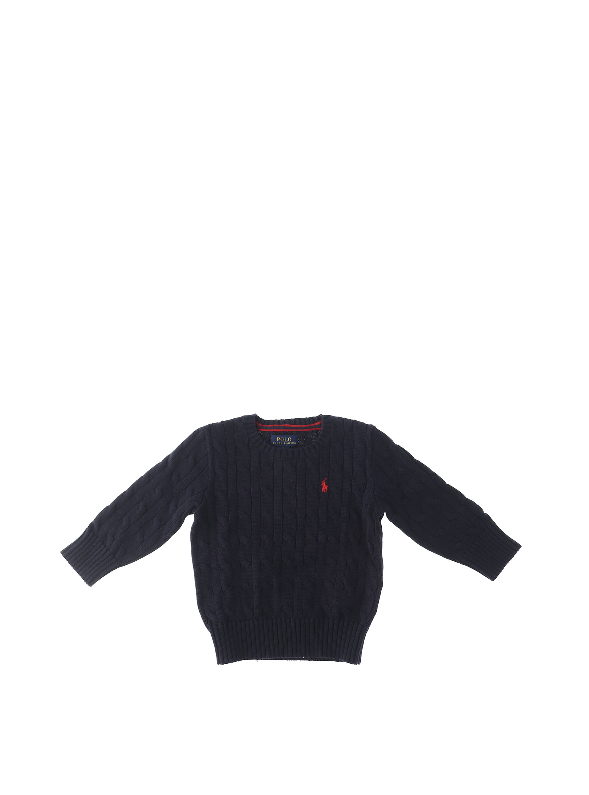 Maglione in cotone POLO BOYS BLU NOTTE 7