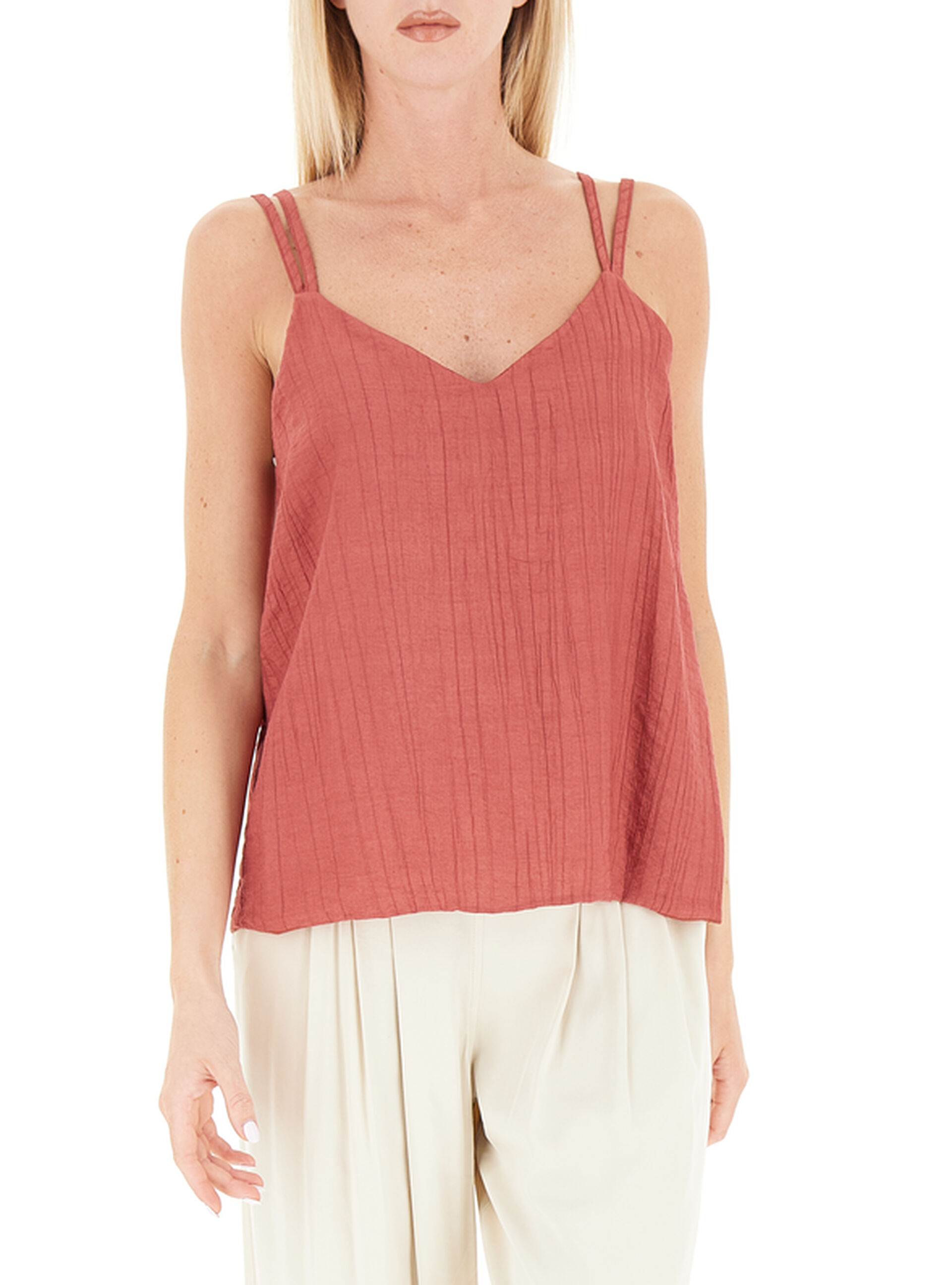 Dixie Top Scollo a V CORALLO M