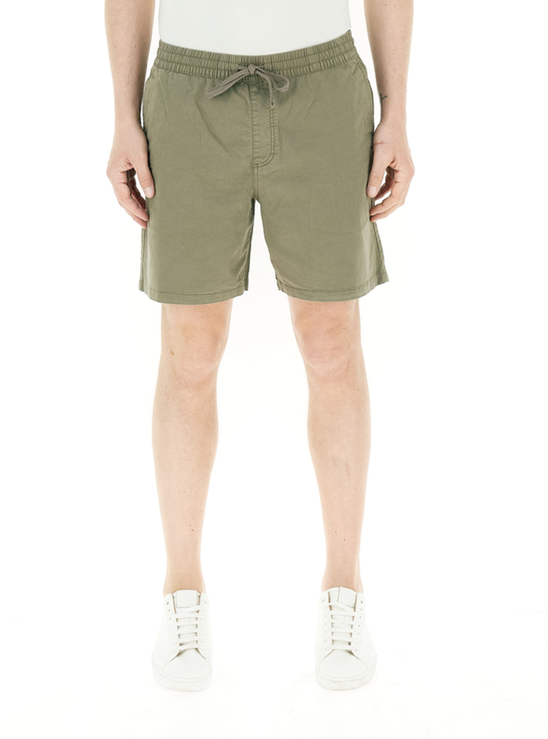 Vans Bermuda in cotone VERDE OLIVA