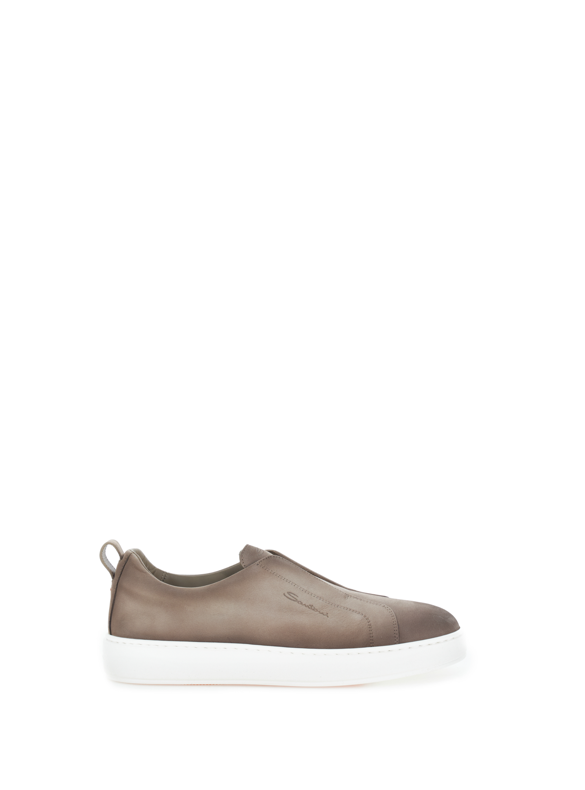 SANTONI Sneakers in pelle FANGO