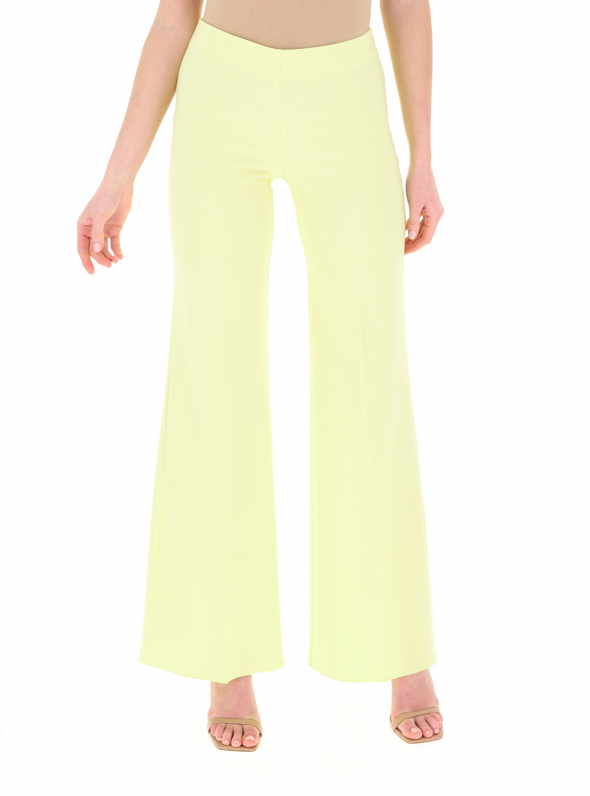 Pantalone flare GIALLO LIMONE XL