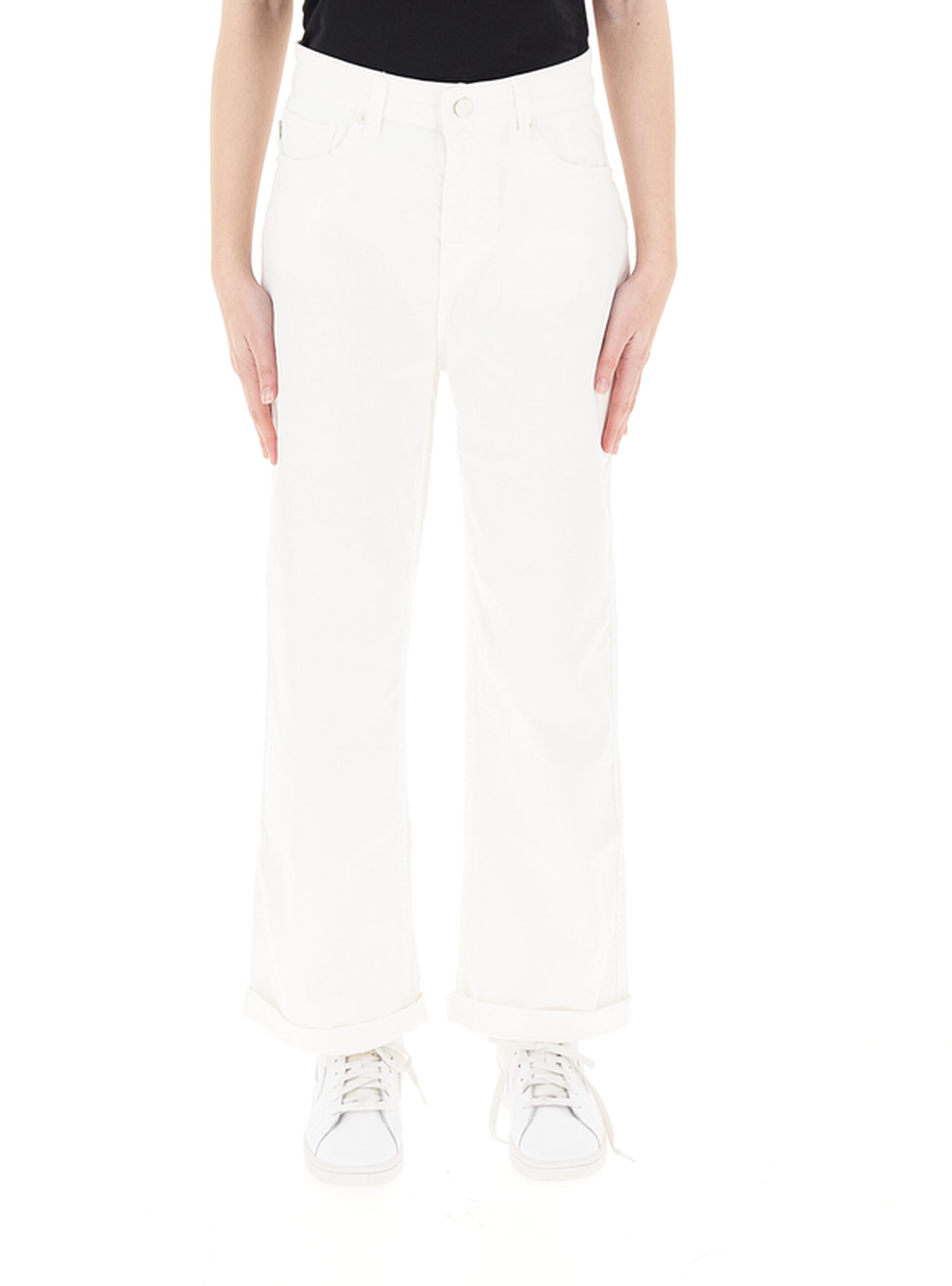 VICOLO Jeans in cotone BIANCO