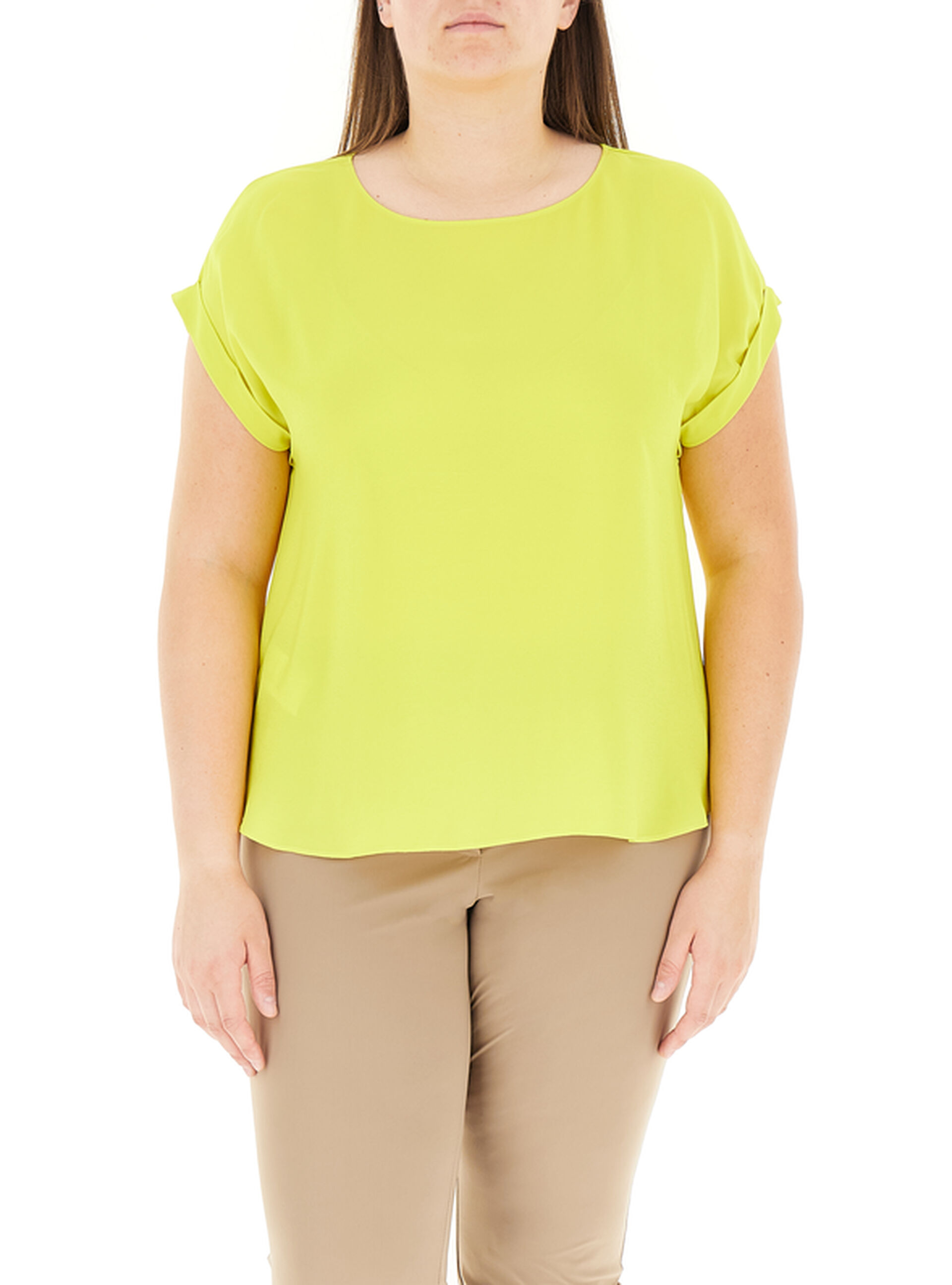 Blusa maniche corte COLLECTION VERDE LIME