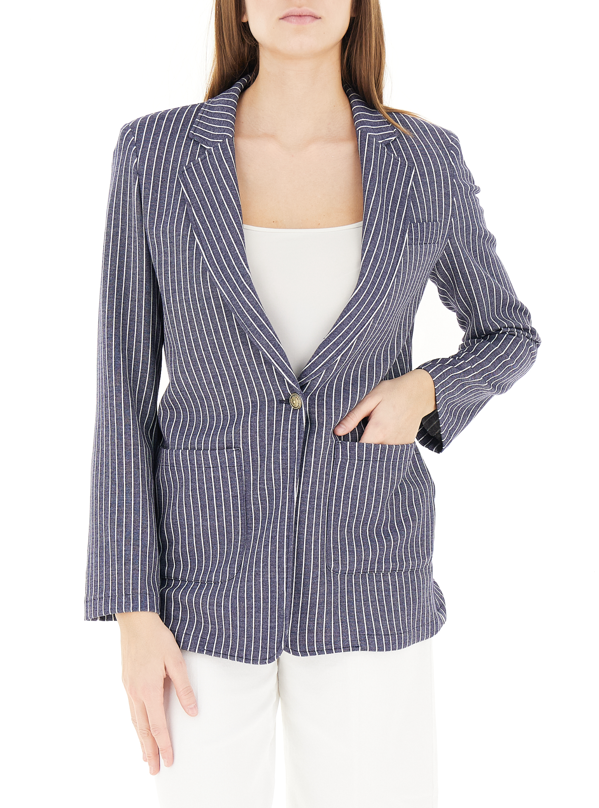Blazer monopetto BLU NAVY