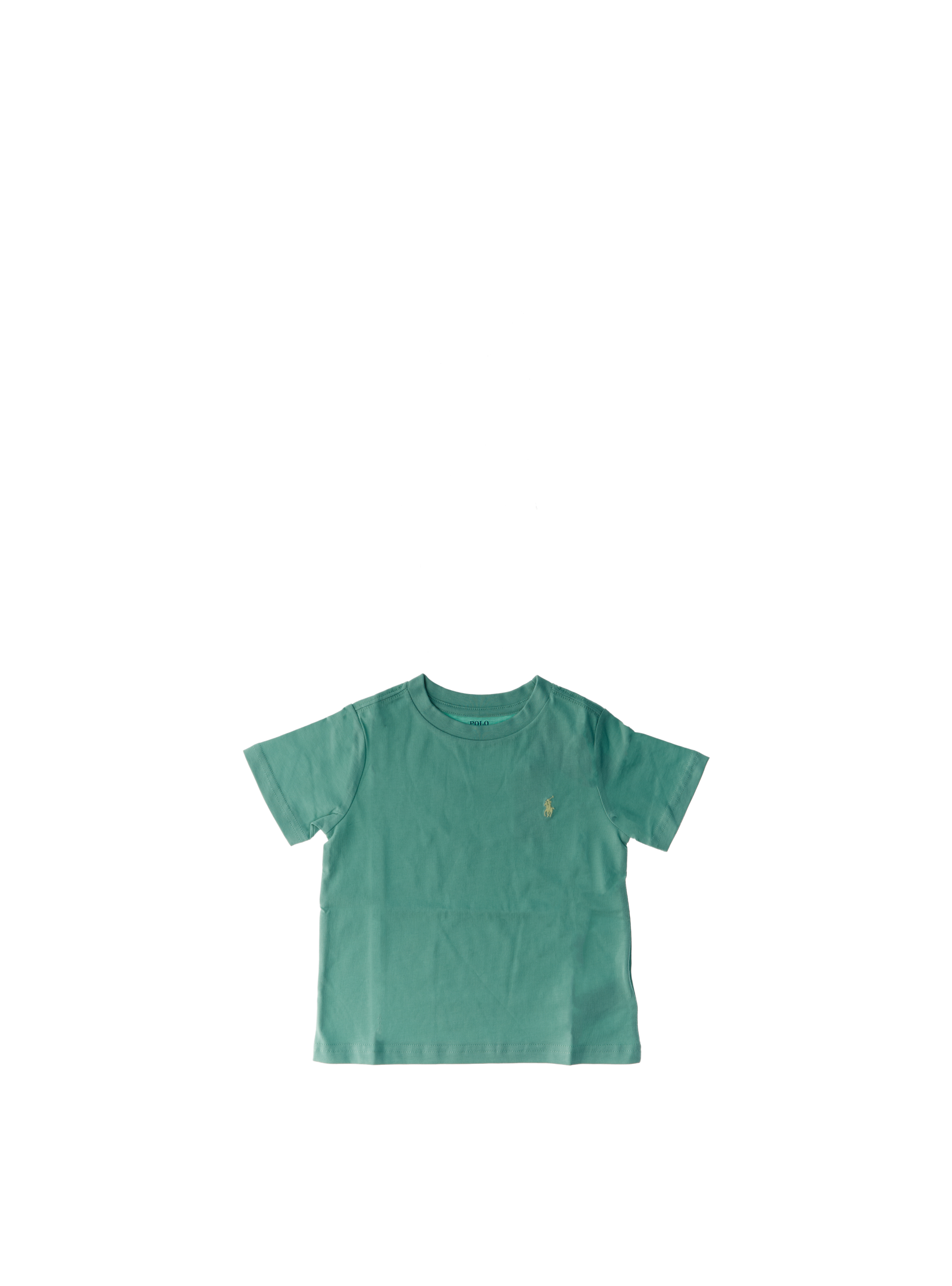 T-shirt girocollo POLO BOYS VERDE ACQUA 6