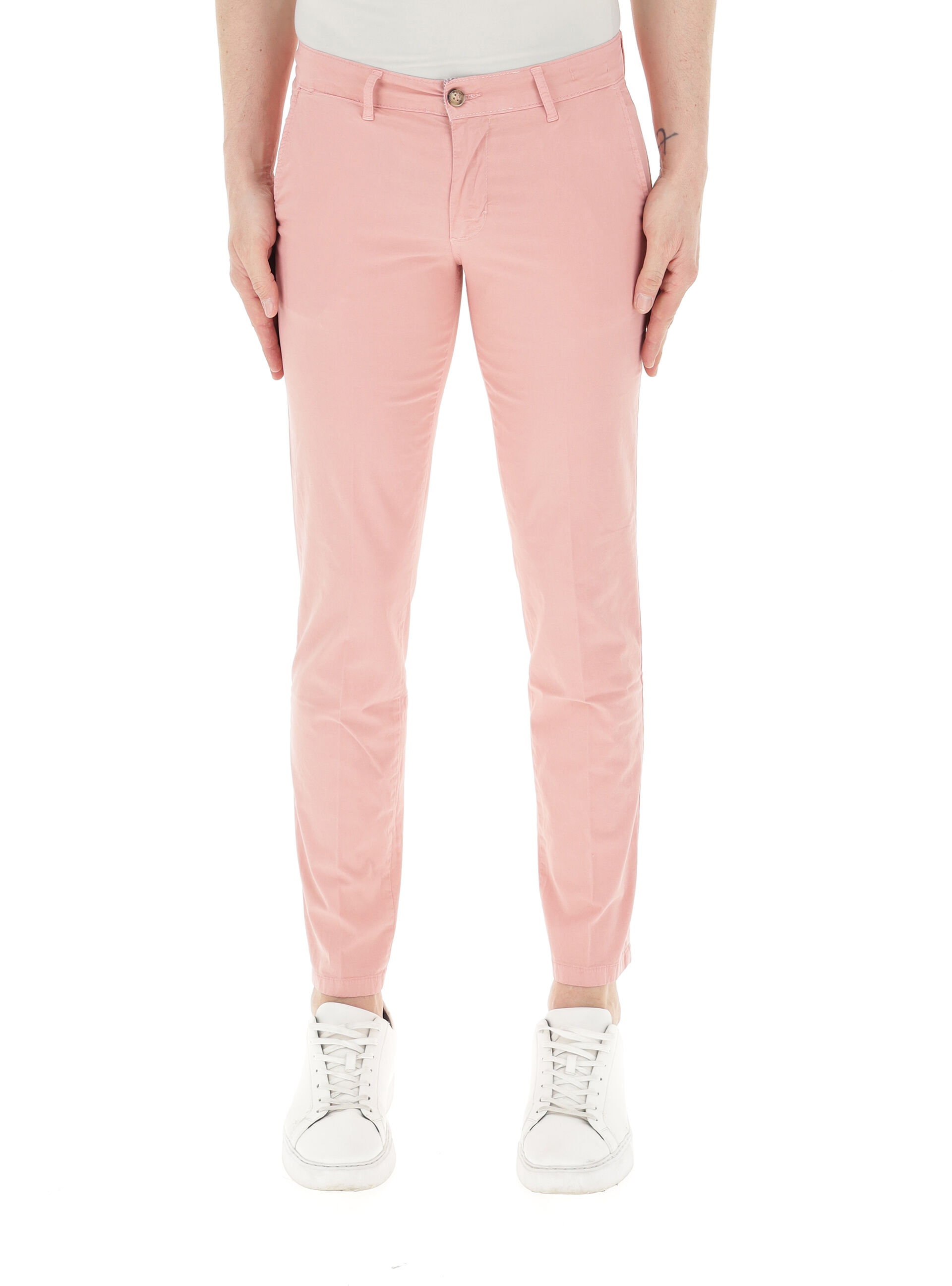QB24 Pantalone slim ROSA 46
