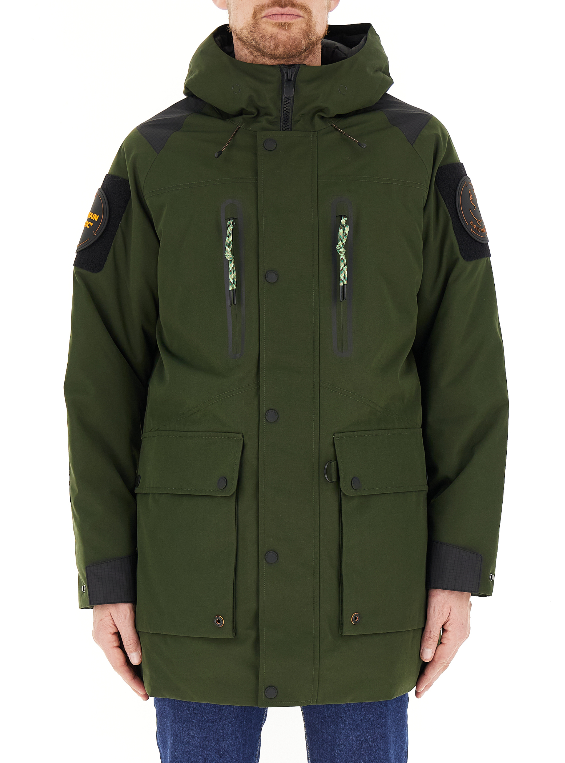 Giubbotto con cappuccio VERDE MILITARE