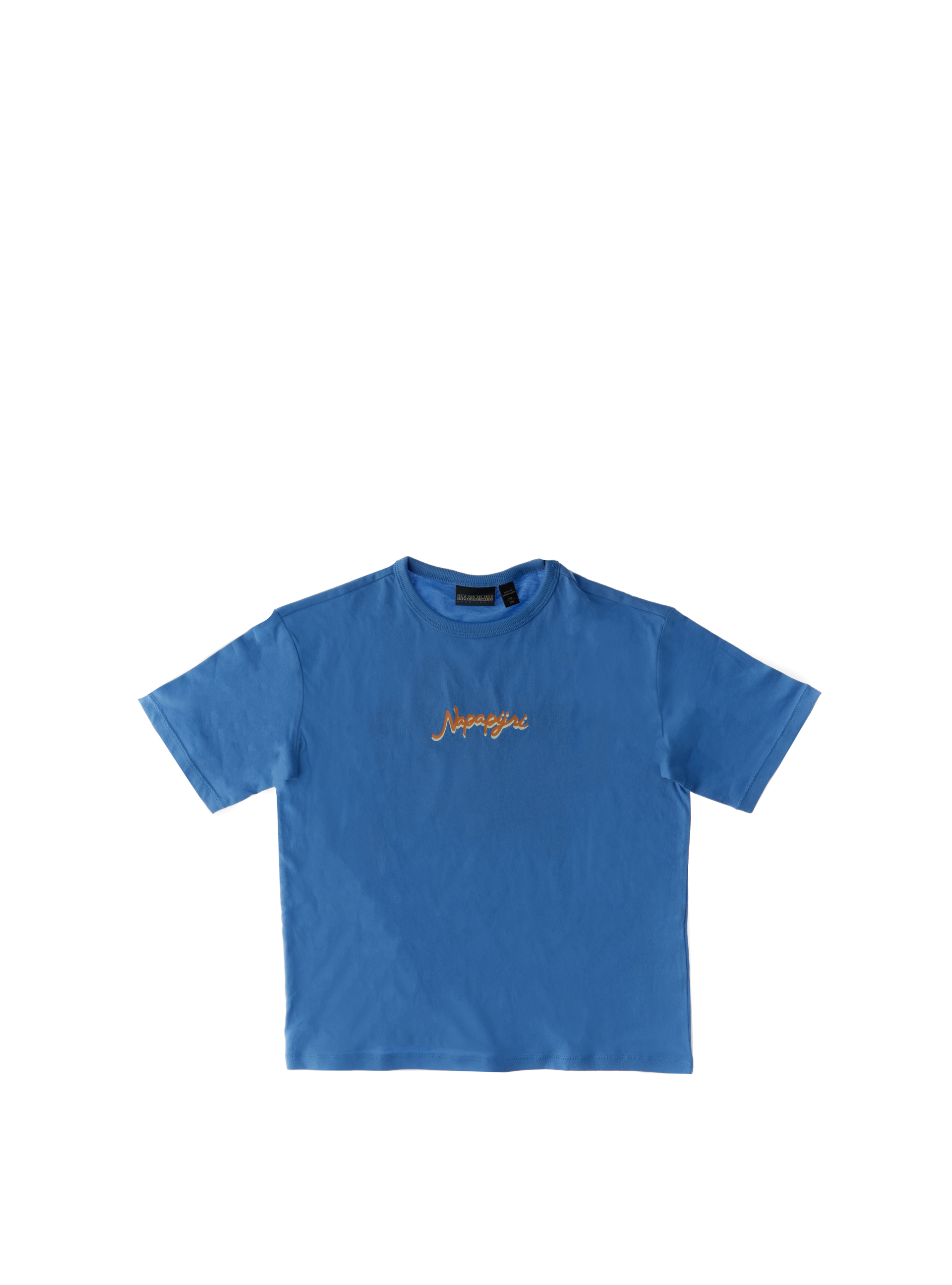 T-shirt girocollo AZZURRO
