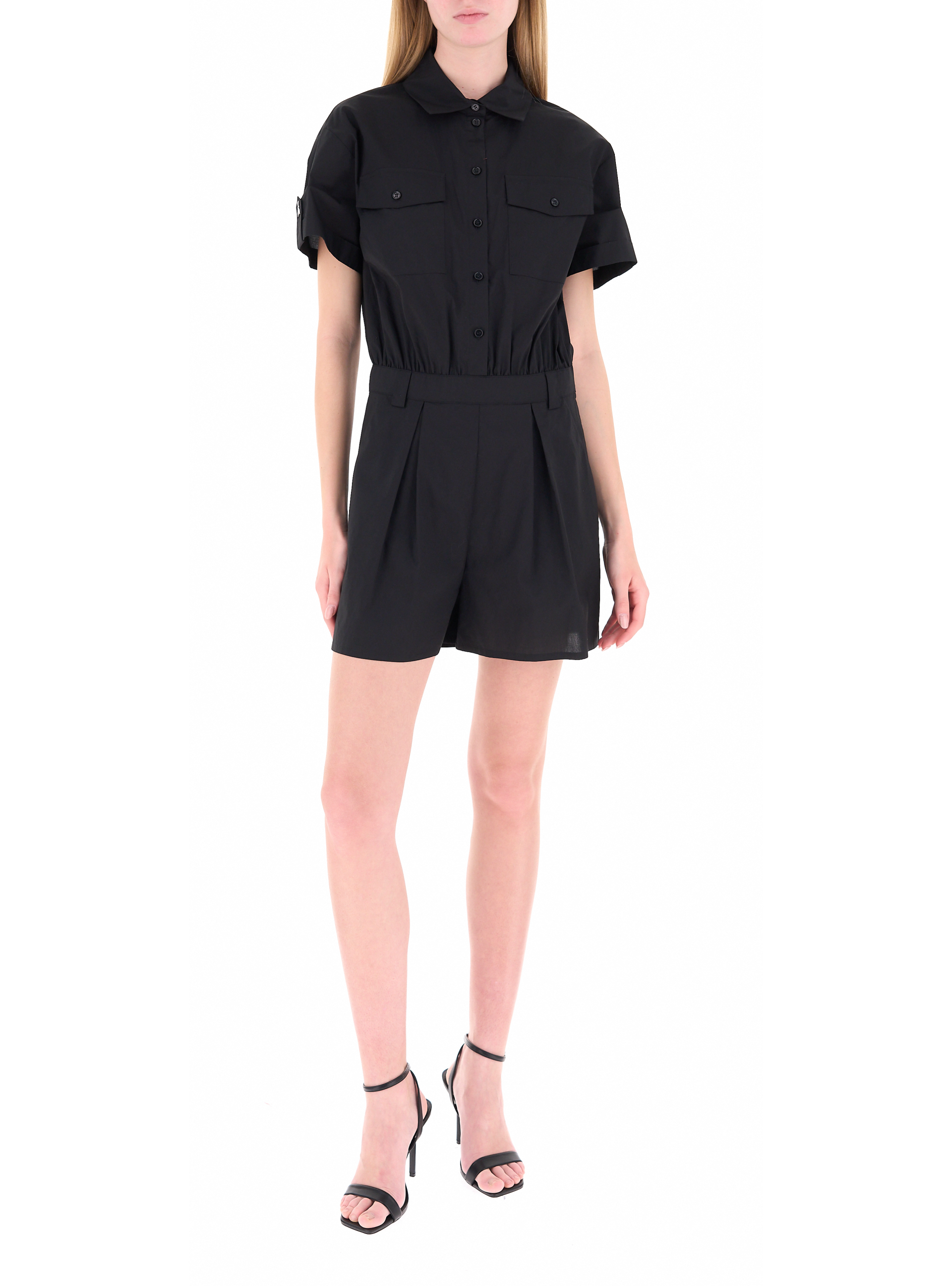 PATRIZIA PEPE Jumpsuit corta NERO
