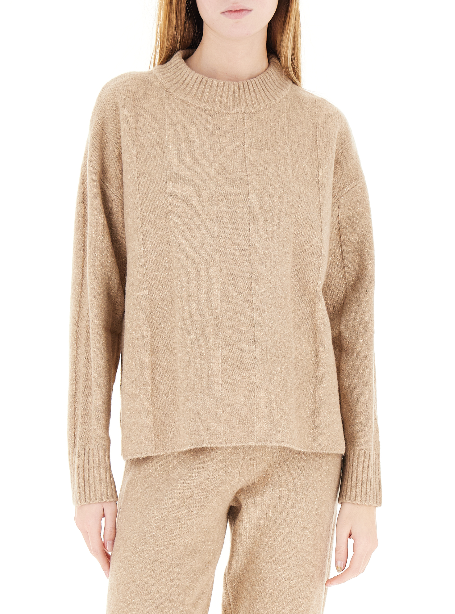 DEHA Maglione con lurex BEIGE