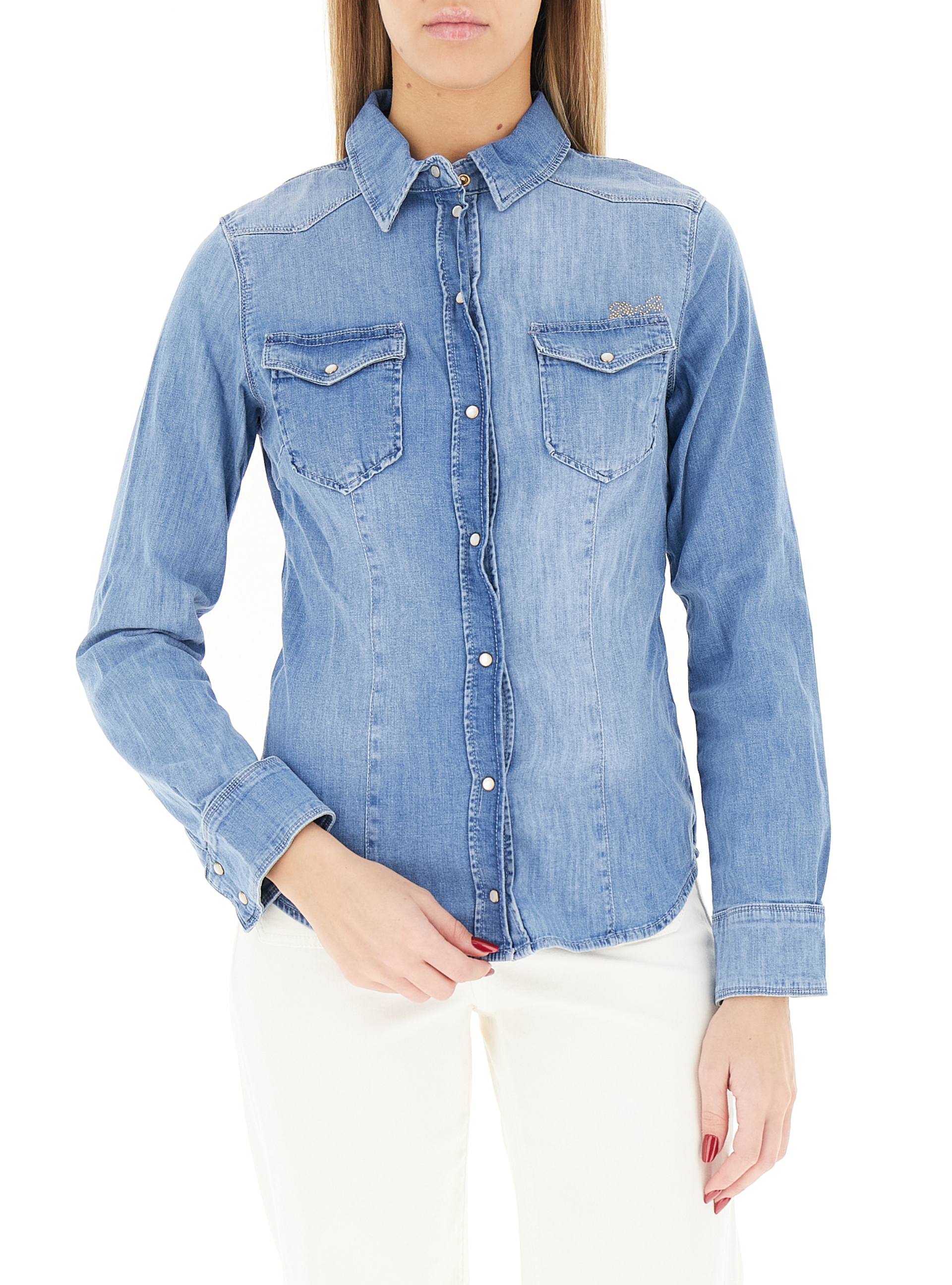 LIU JO Camicia in jeans AZZURRO