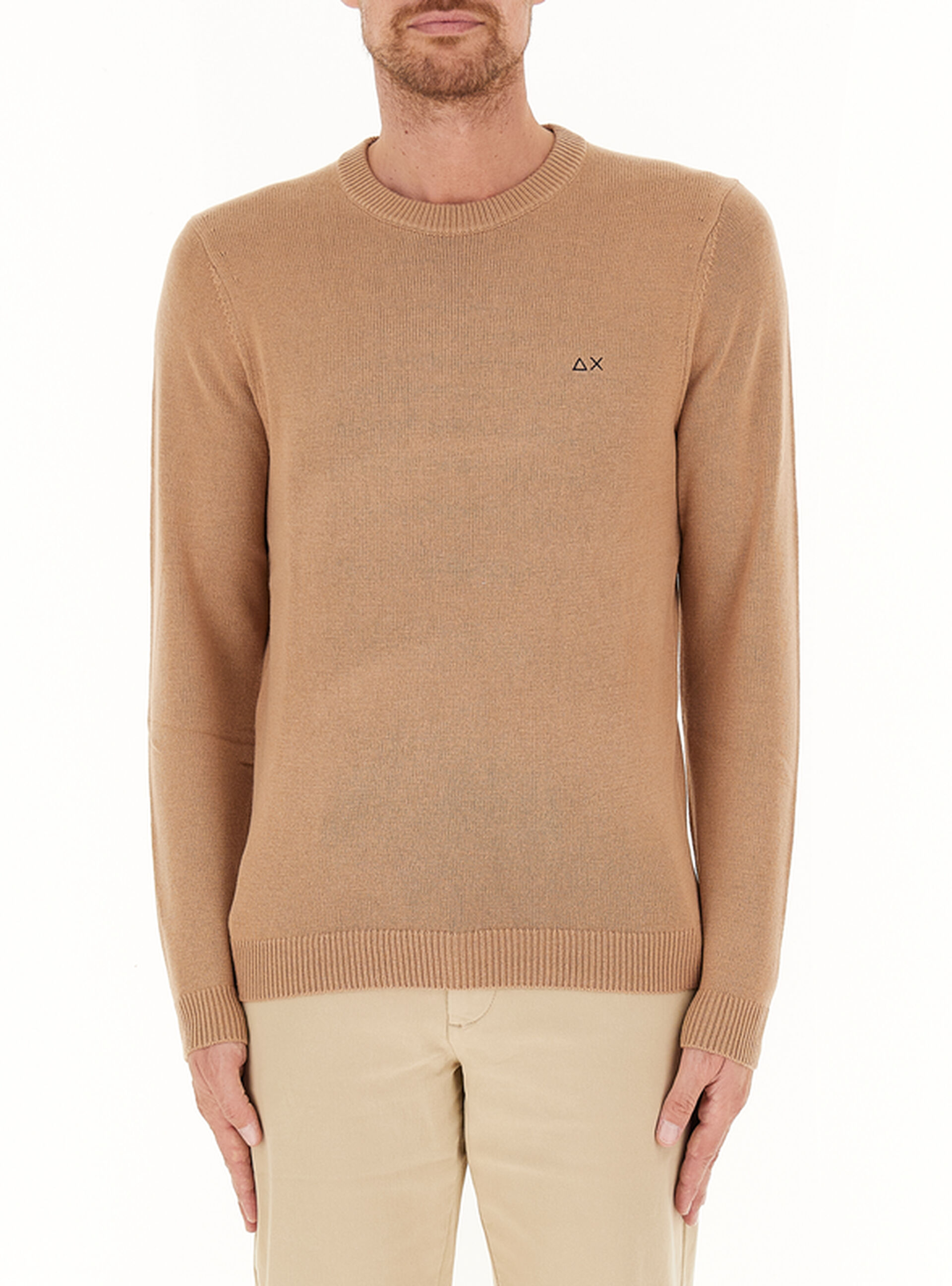 SUN68 Maglione misto lana BEIGE M
