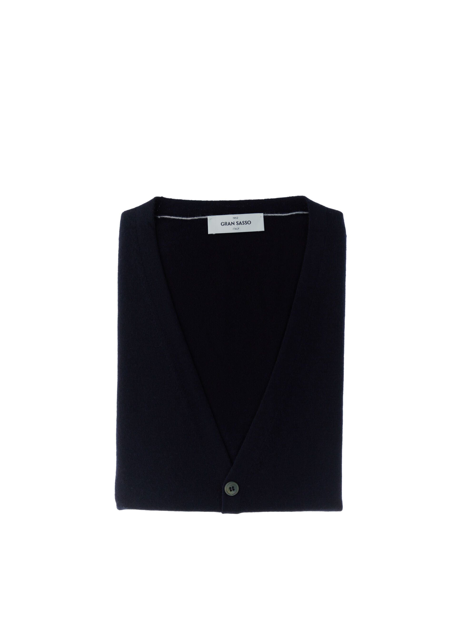 Cardigan in lana BLU NOTTE 58