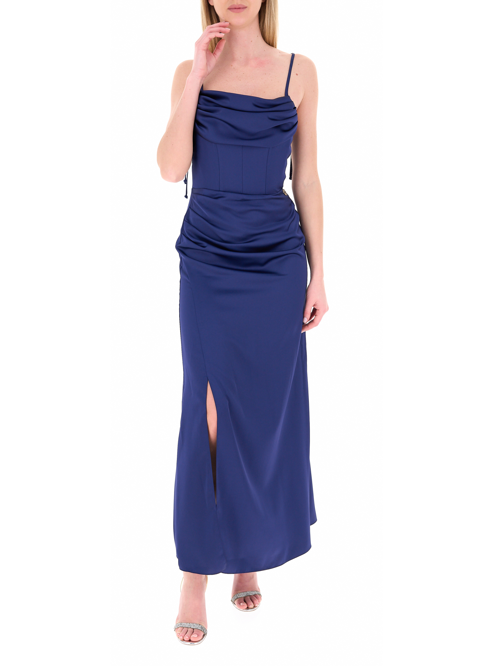 Abito con spalline BLU AVIO