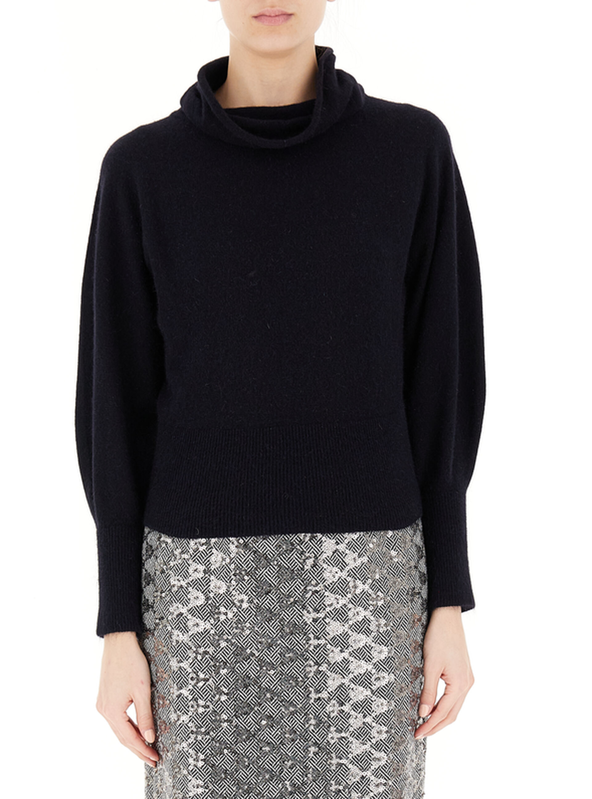 Maglione maniche lunghe NERO M