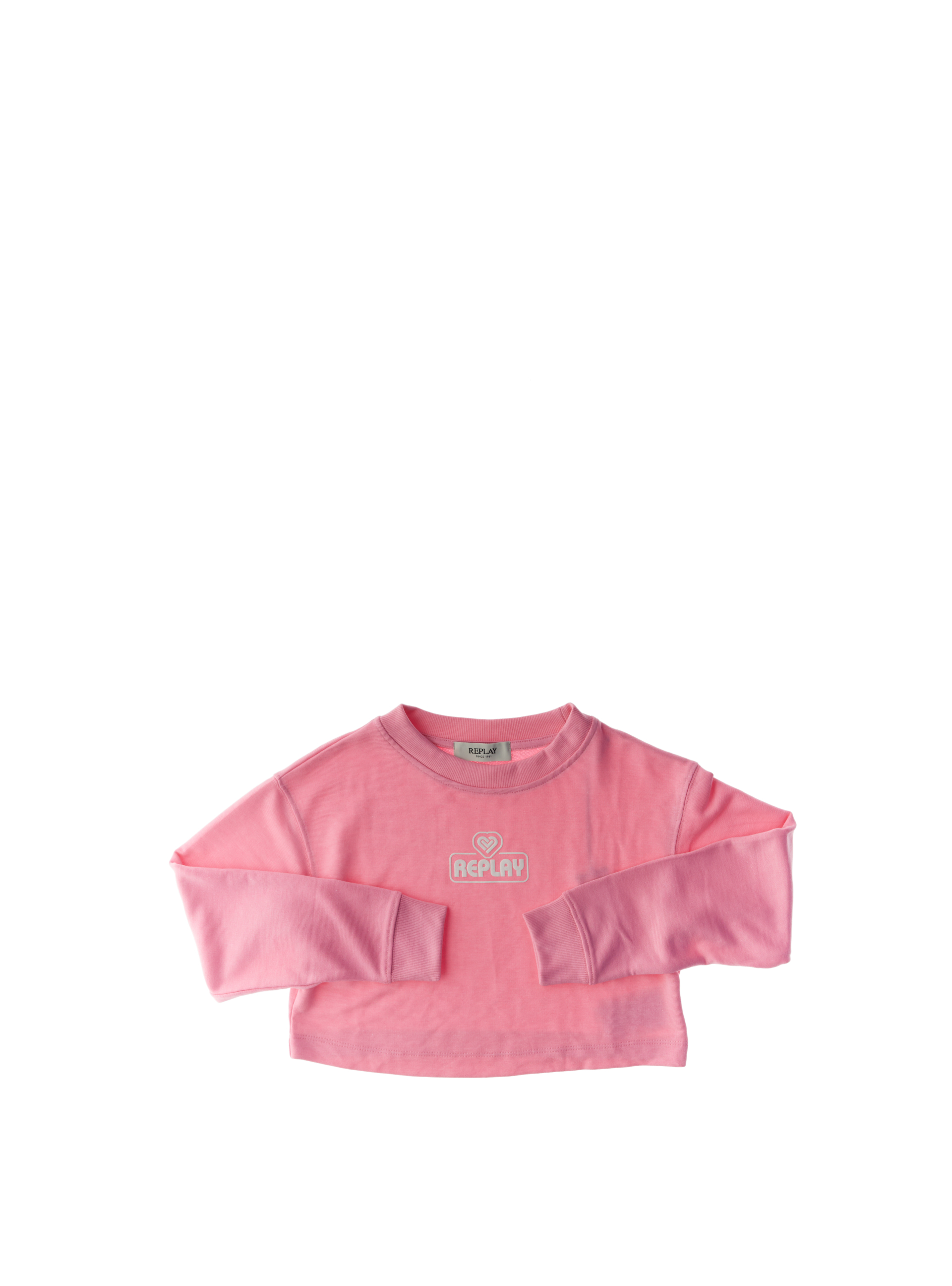Replay Felpa cropped ROSA