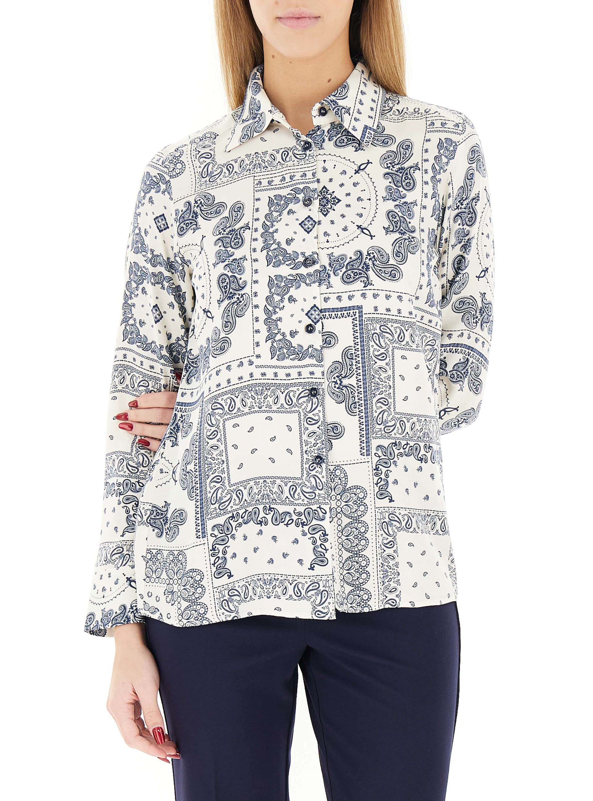Camicia maniche lunghe PANNA