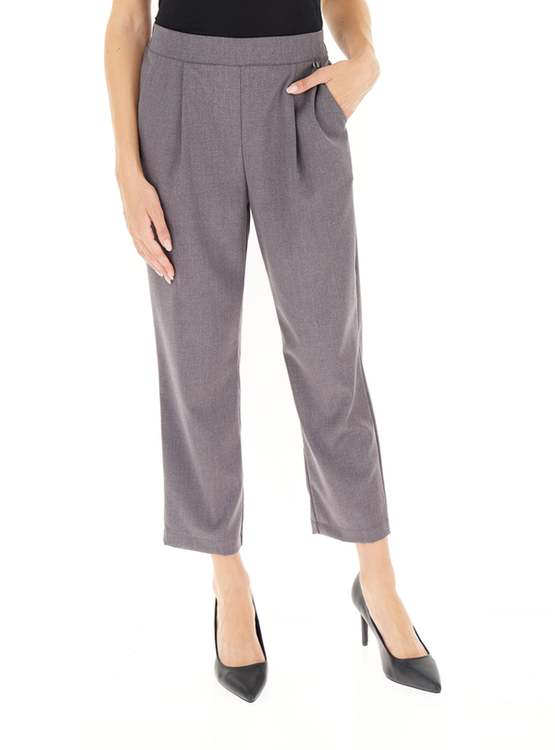 Pantalone straight leg GRIGIO